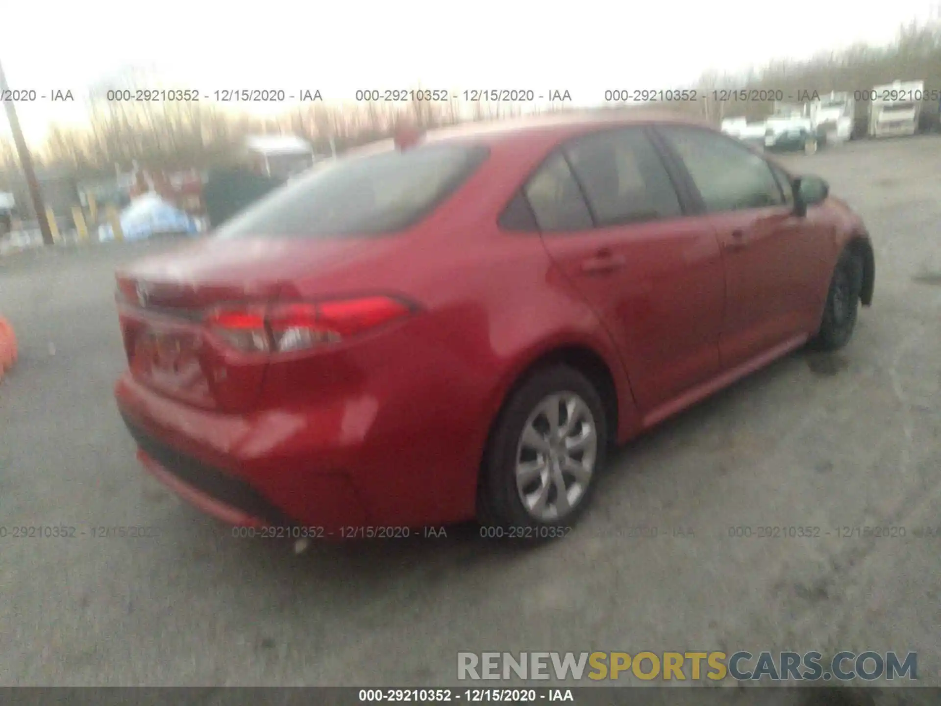 4 Photograph of a damaged car JTDEPRAE9LJ033996 TOYOTA COROLLA 2020