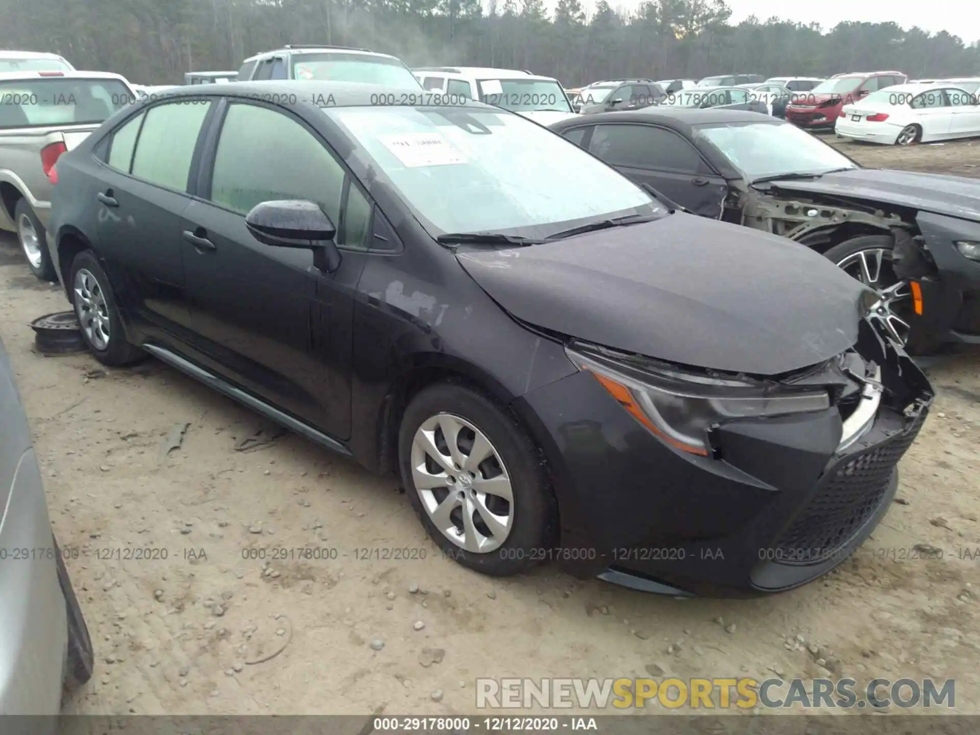 1 Photograph of a damaged car JTDEPRAE9LJ034212 TOYOTA COROLLA 2020