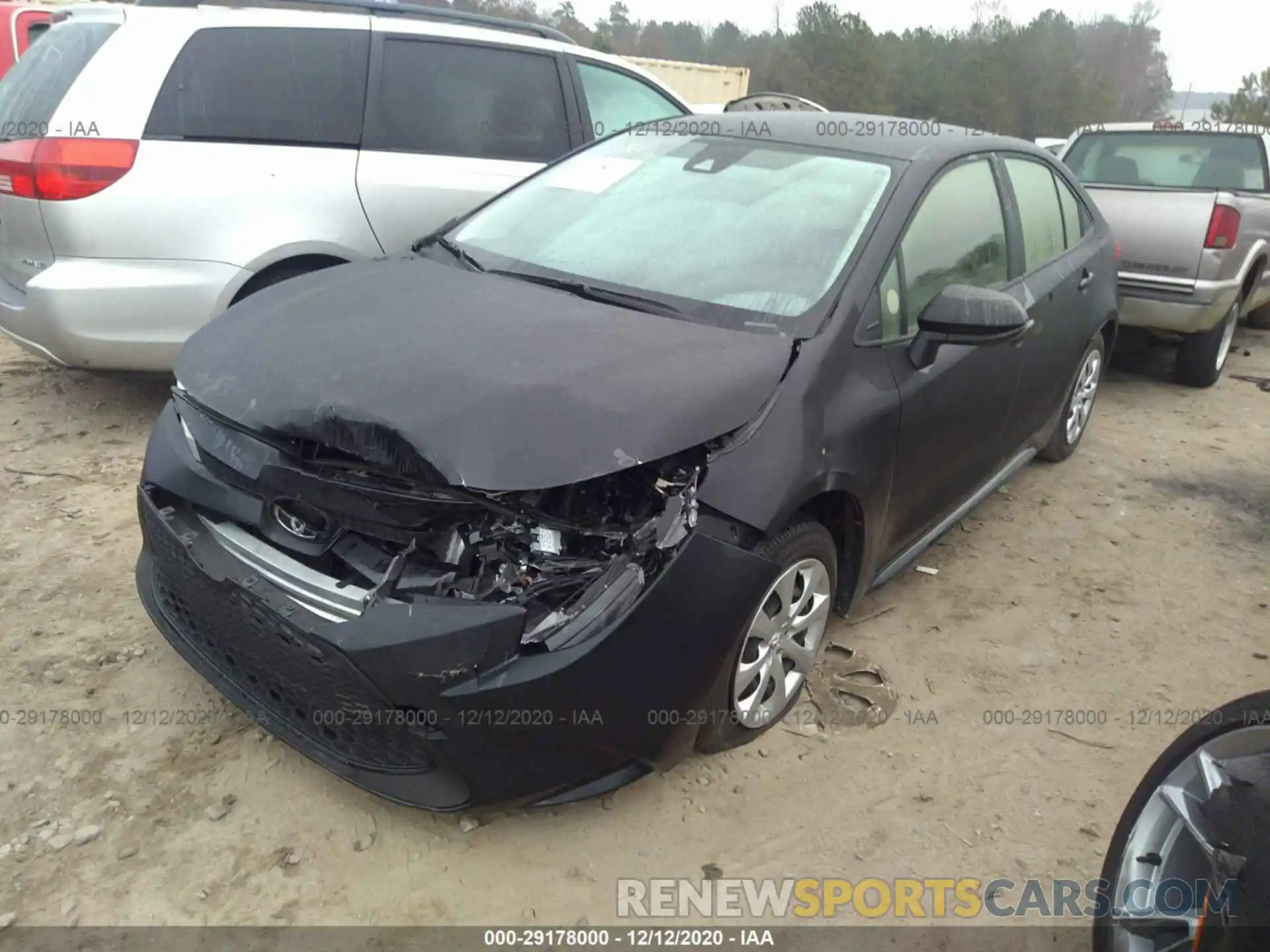 2 Photograph of a damaged car JTDEPRAE9LJ034212 TOYOTA COROLLA 2020