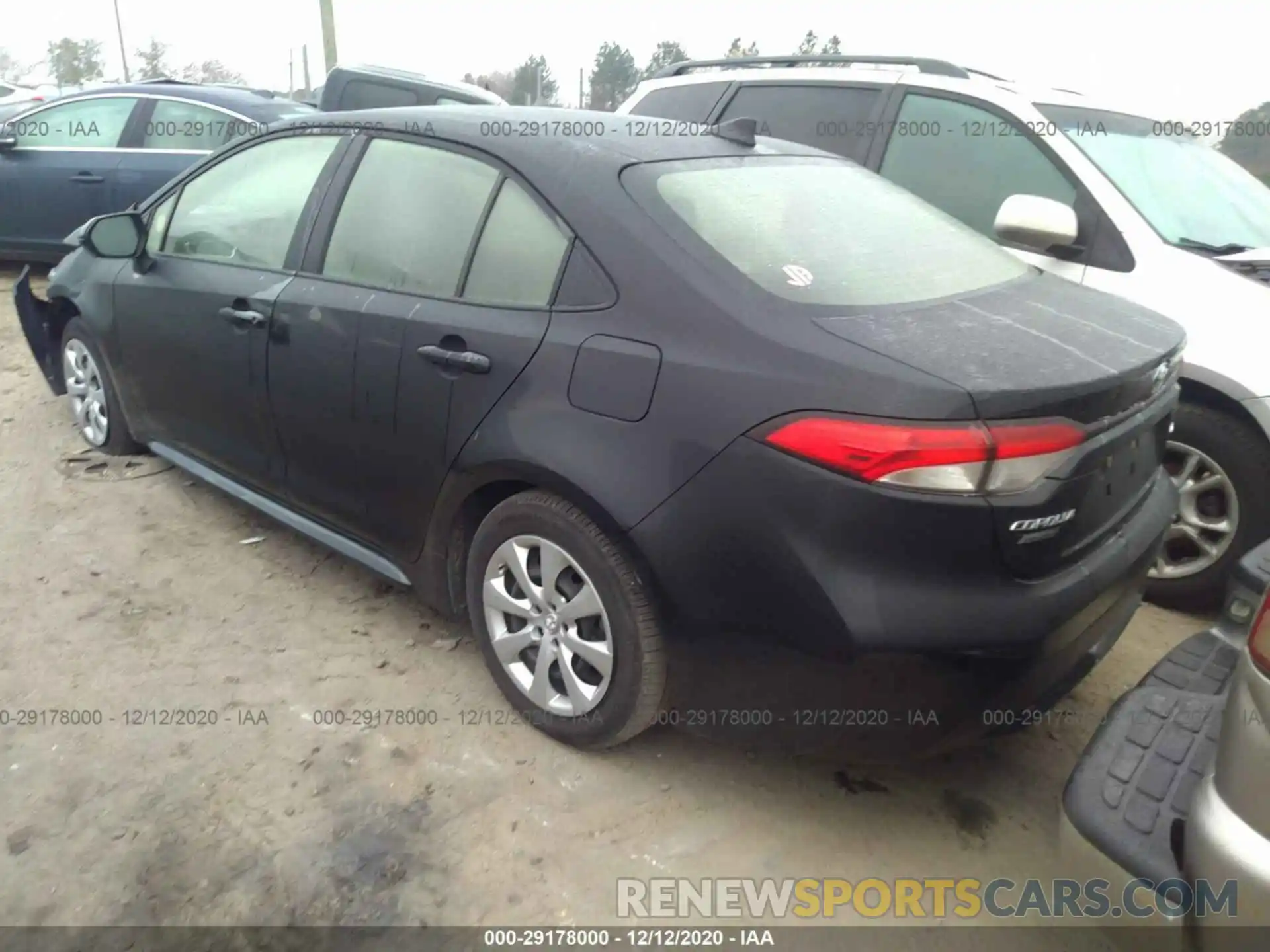 3 Photograph of a damaged car JTDEPRAE9LJ034212 TOYOTA COROLLA 2020