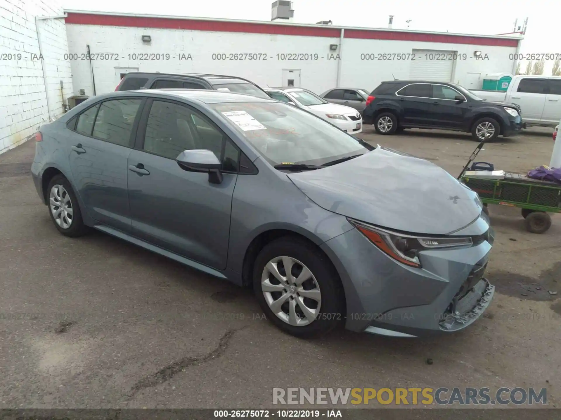 1 Photograph of a damaged car JTDEPRAE9LJ034369 TOYOTA COROLLA 2020