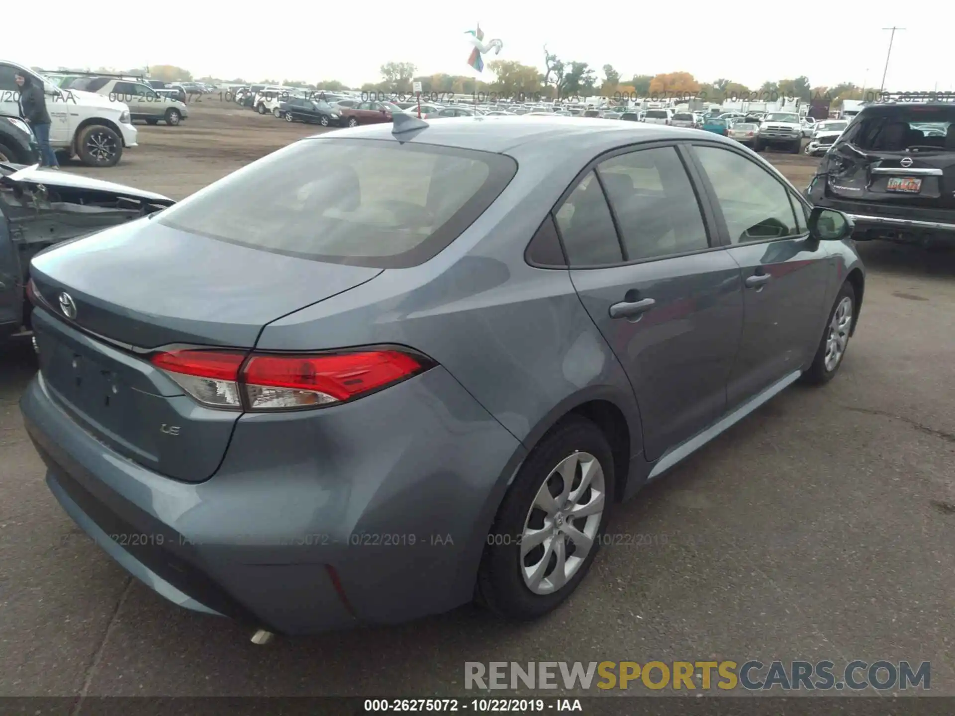 4 Photograph of a damaged car JTDEPRAE9LJ034369 TOYOTA COROLLA 2020