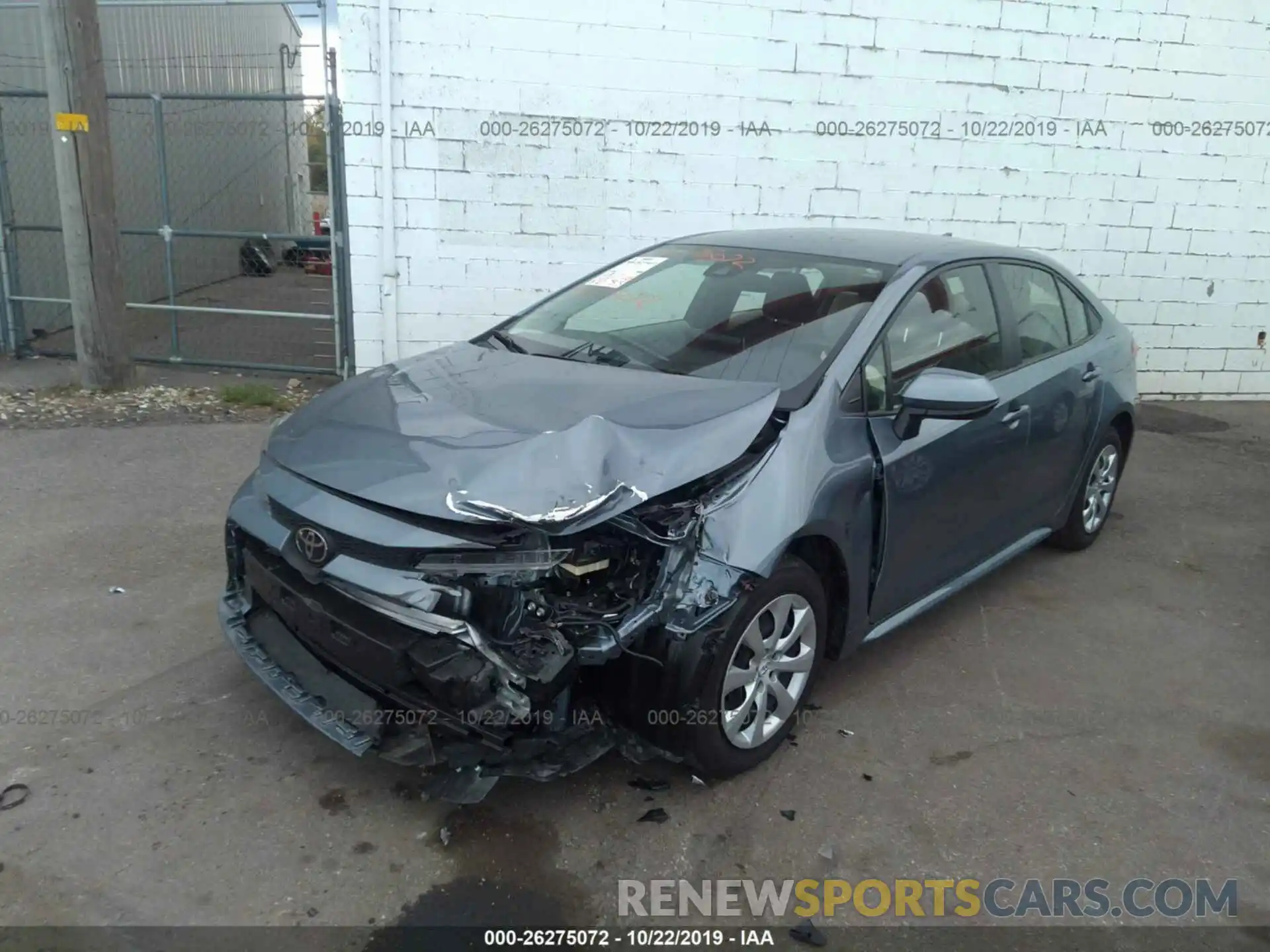 6 Photograph of a damaged car JTDEPRAE9LJ034369 TOYOTA COROLLA 2020