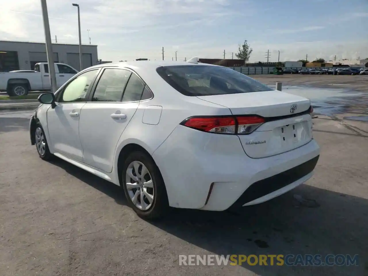 3 Photograph of a damaged car JTDEPRAE9LJ034632 TOYOTA COROLLA 2020