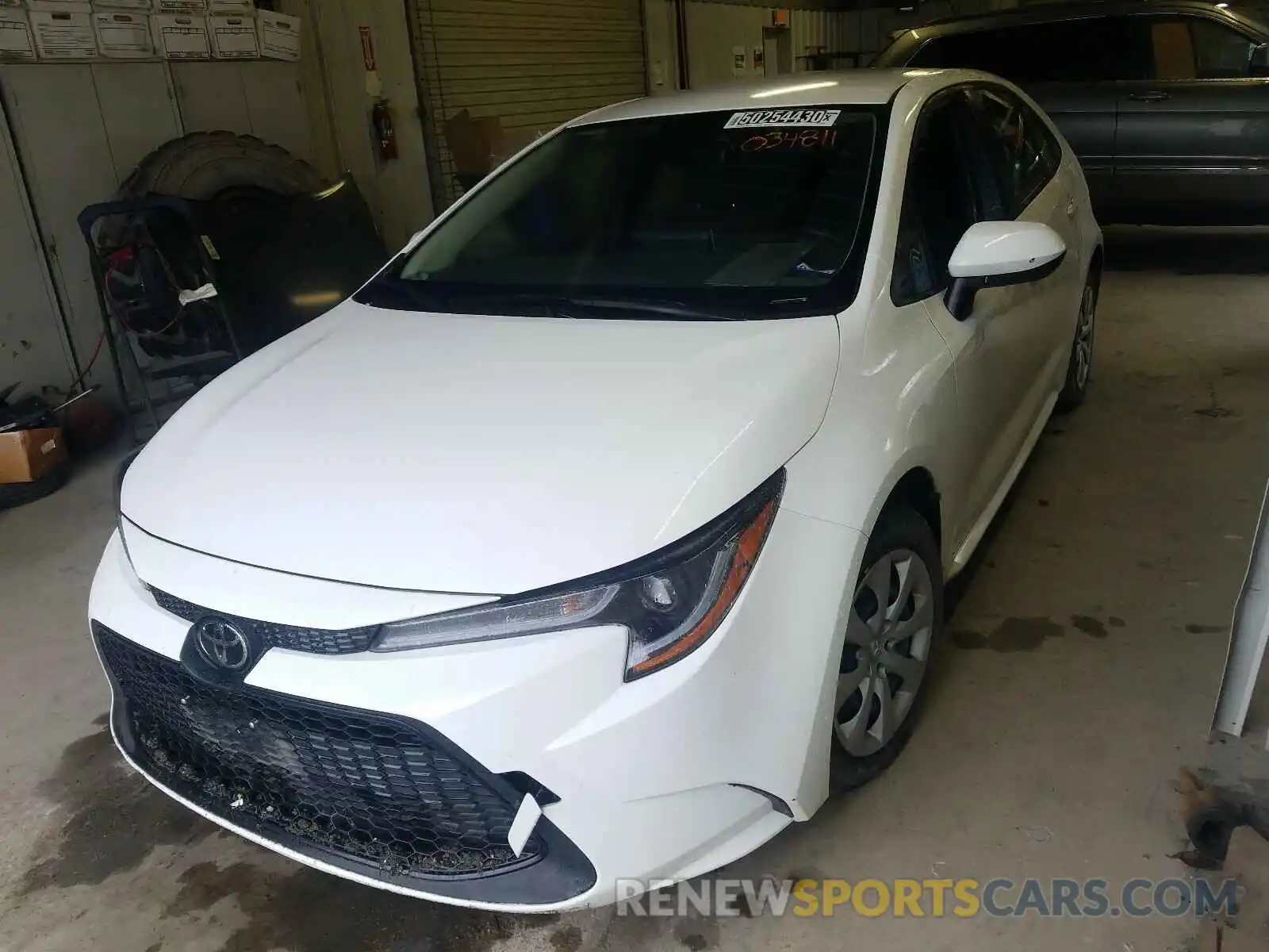 2 Photograph of a damaged car JTDEPRAE9LJ034811 TOYOTA COROLLA 2020