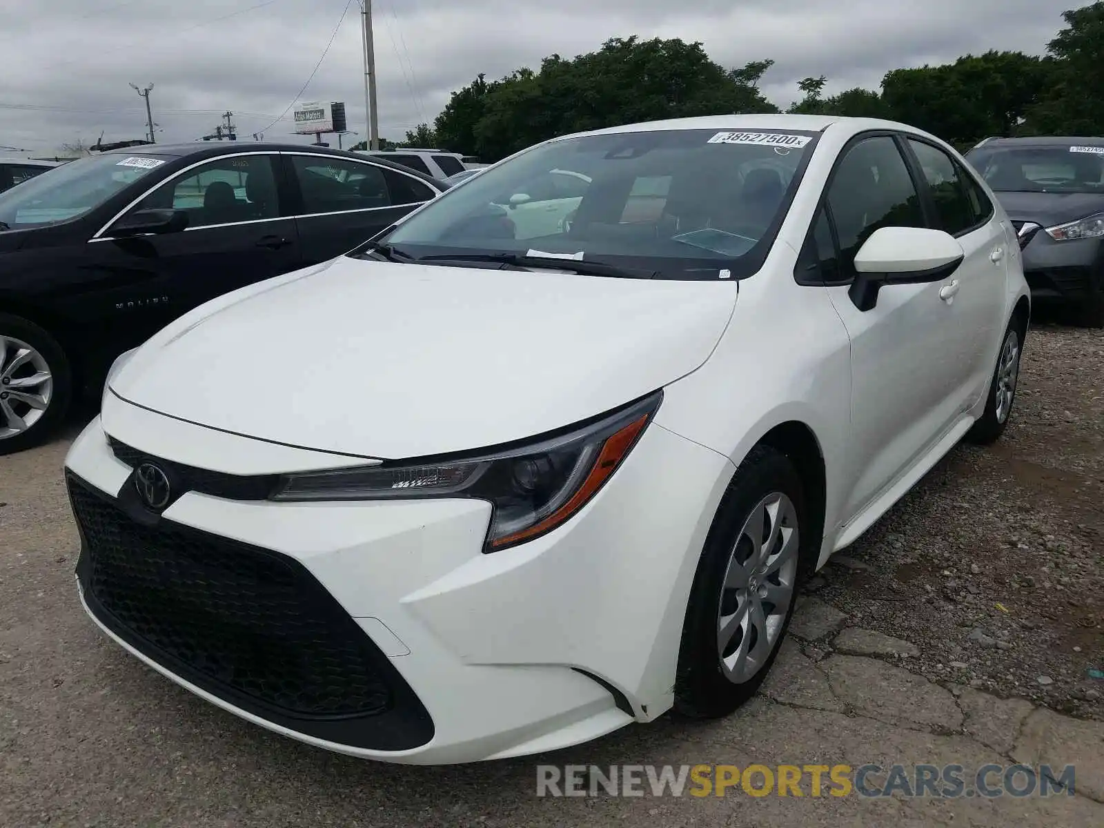 2 Photograph of a damaged car JTDEPRAE9LJ034825 TOYOTA COROLLA 2020