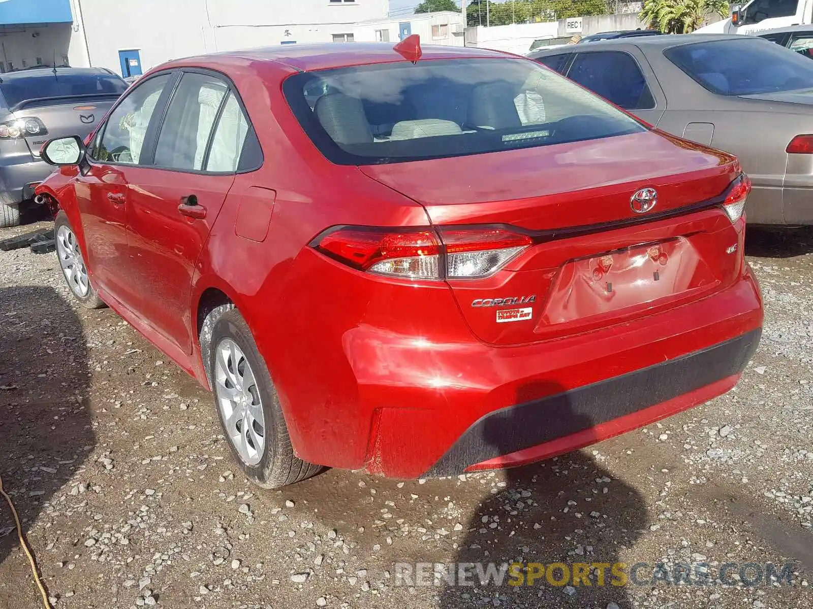 3 Photograph of a damaged car JTDEPRAE9LJ034887 TOYOTA COROLLA 2020