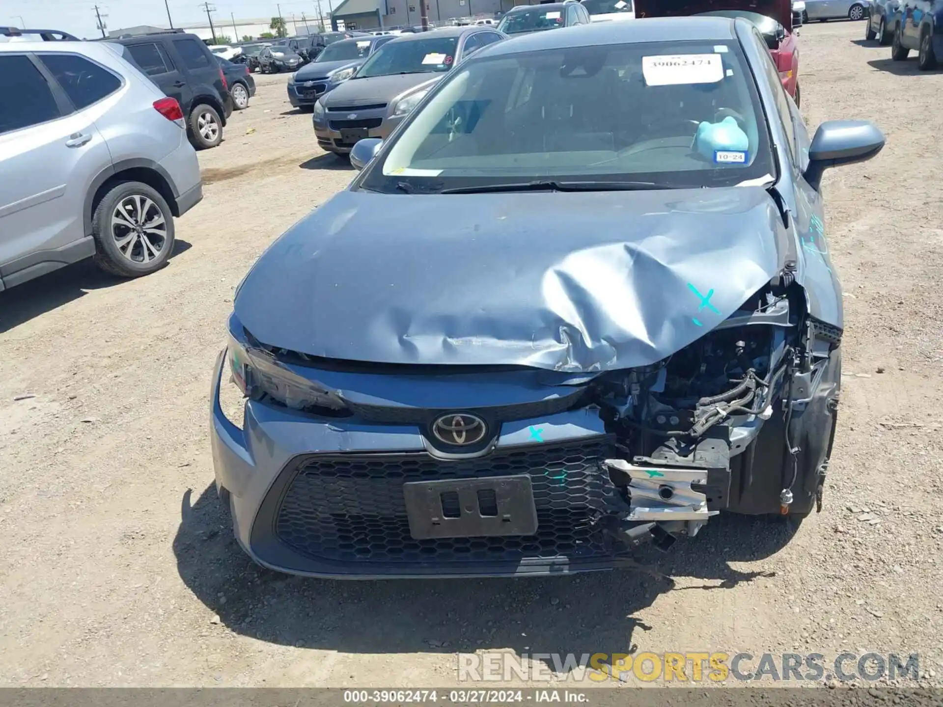 12 Photograph of a damaged car JTDEPRAE9LJ034890 TOYOTA COROLLA 2020