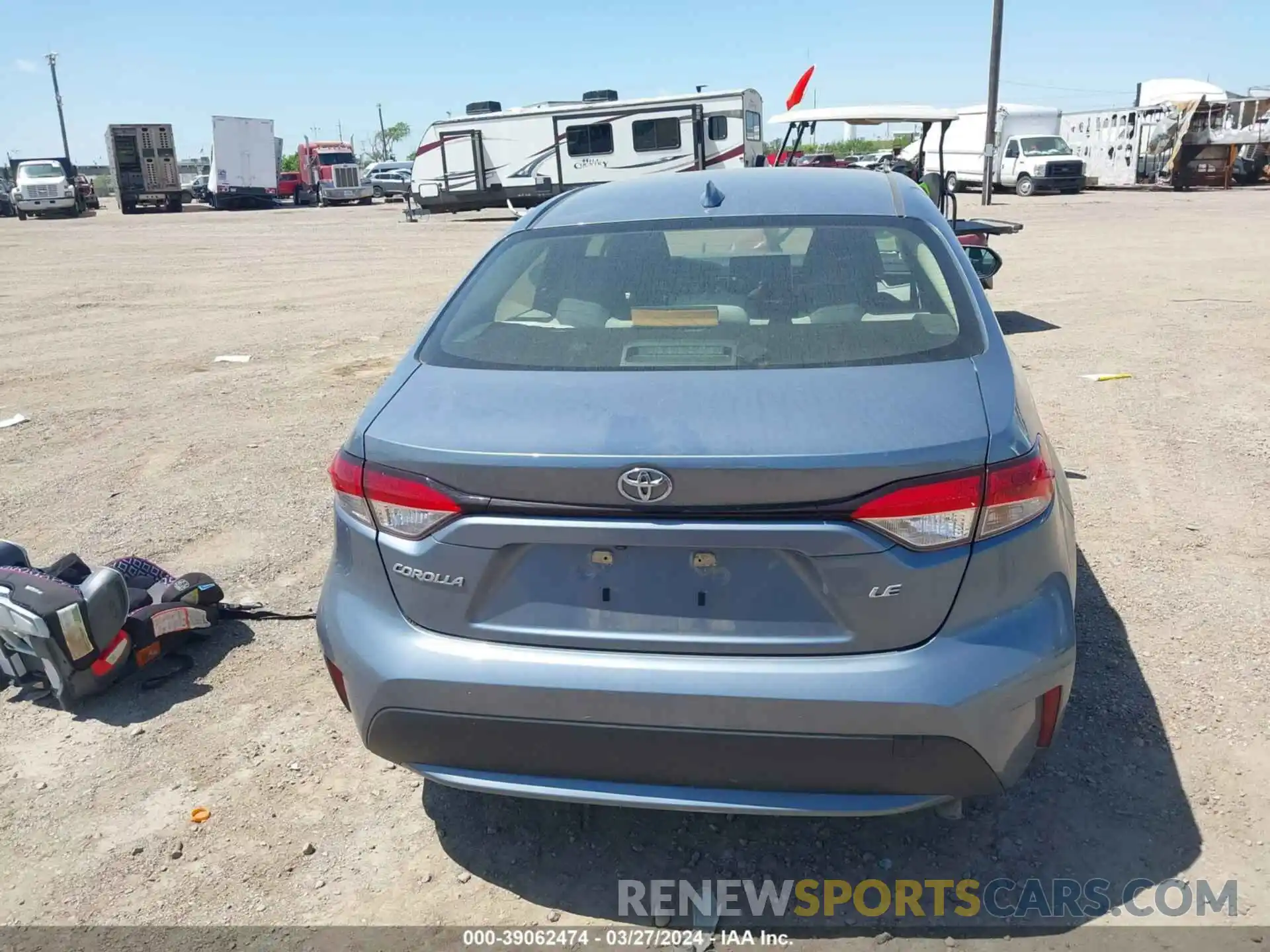 16 Photograph of a damaged car JTDEPRAE9LJ034890 TOYOTA COROLLA 2020