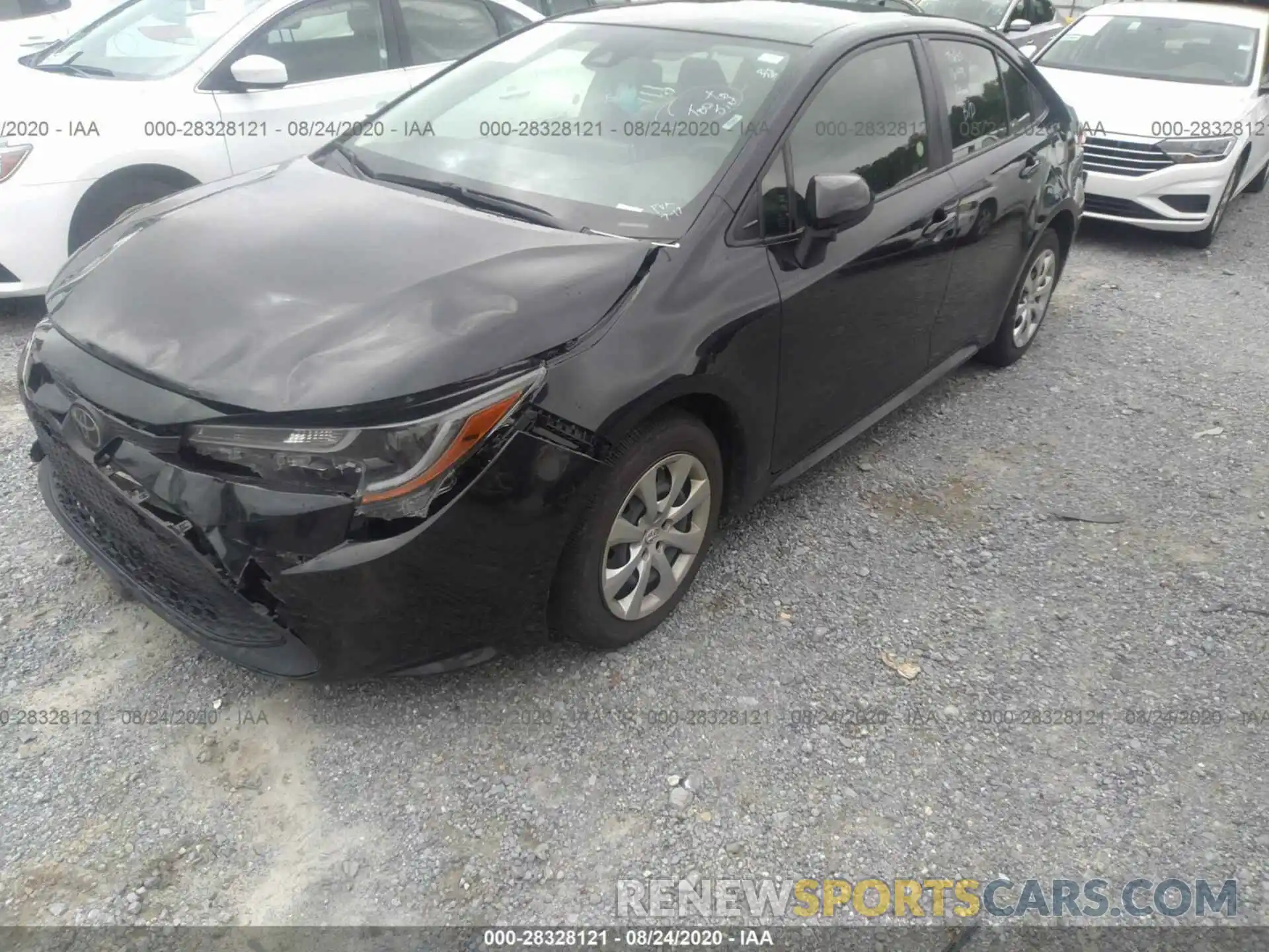 2 Photograph of a damaged car JTDEPRAE9LJ035019 TOYOTA COROLLA 2020