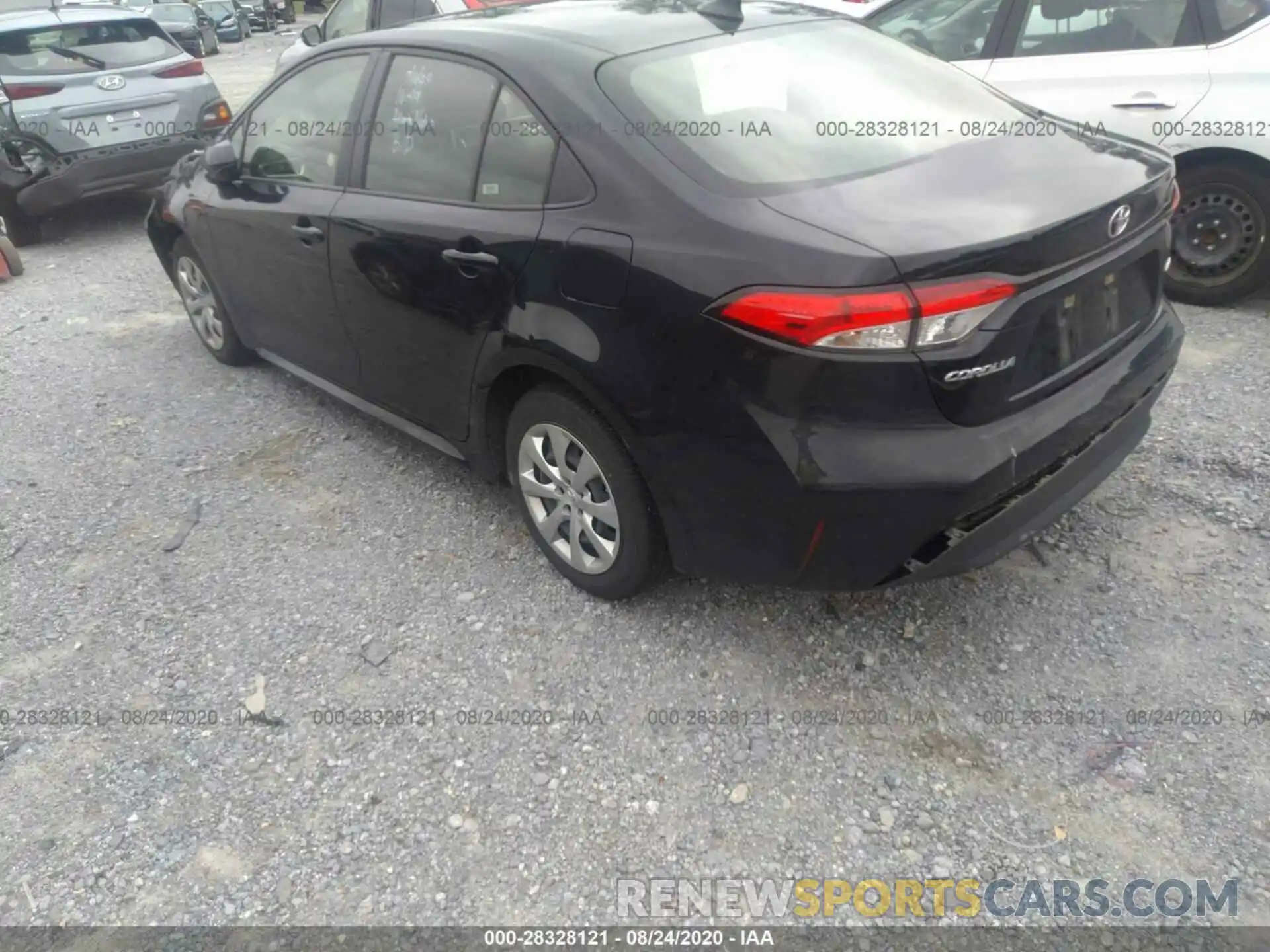 3 Photograph of a damaged car JTDEPRAE9LJ035019 TOYOTA COROLLA 2020