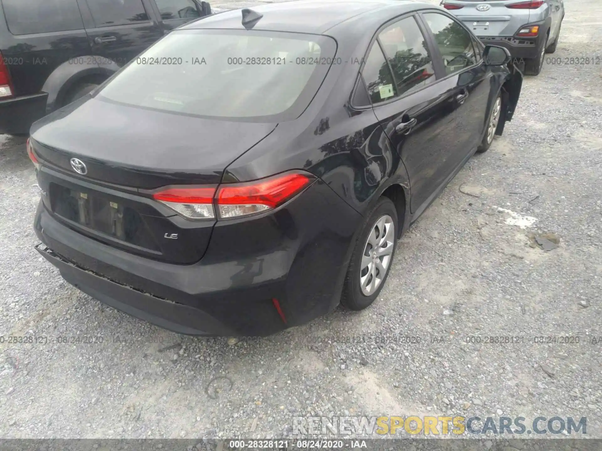 4 Photograph of a damaged car JTDEPRAE9LJ035019 TOYOTA COROLLA 2020