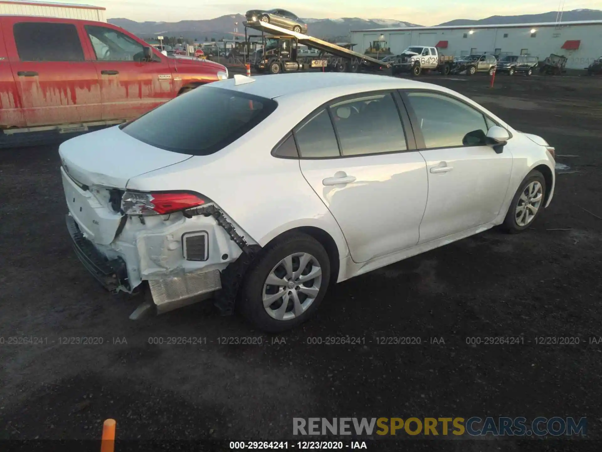 4 Photograph of a damaged car JTDEPRAE9LJ035179 TOYOTA COROLLA 2020