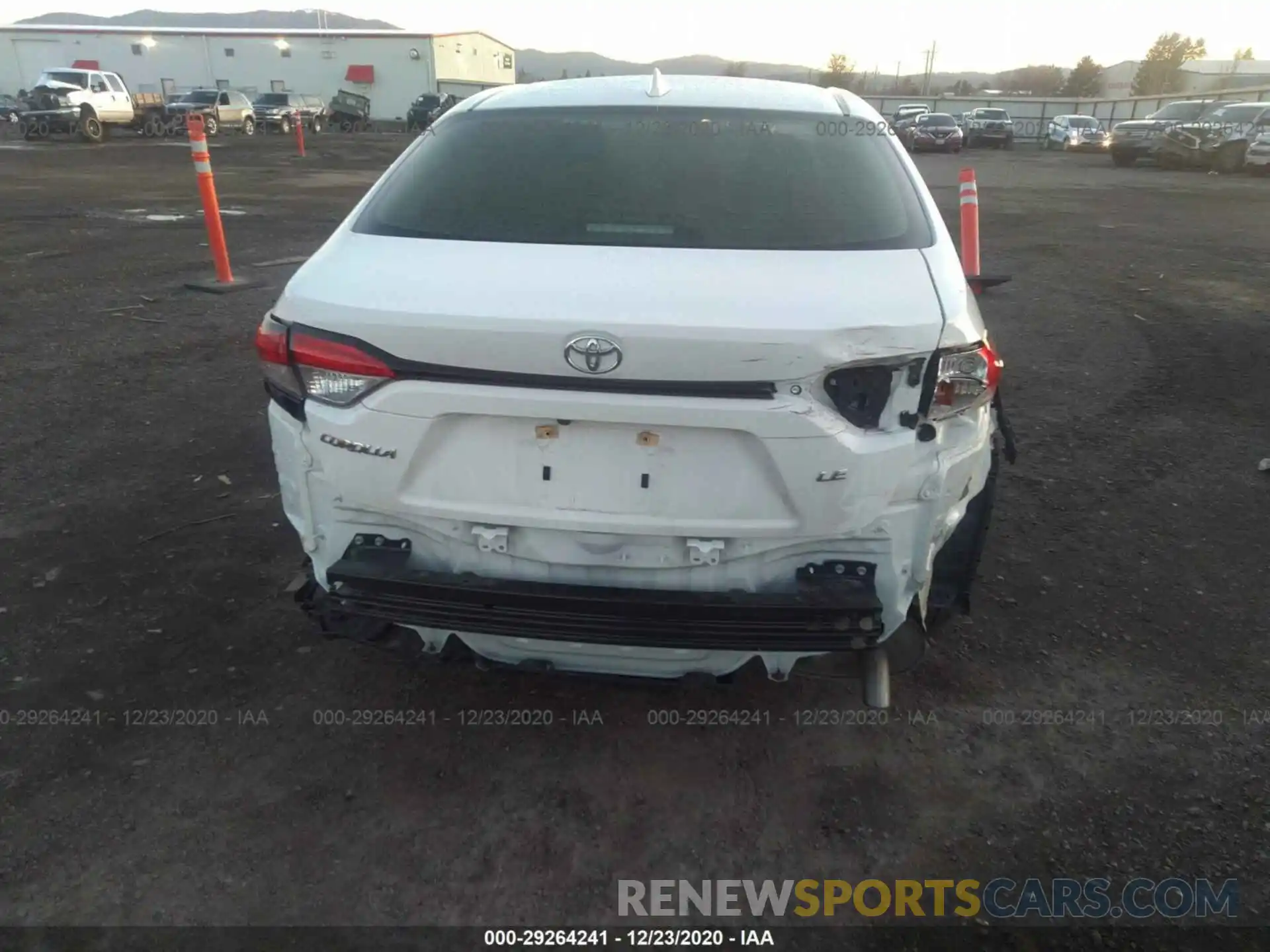 6 Photograph of a damaged car JTDEPRAE9LJ035179 TOYOTA COROLLA 2020