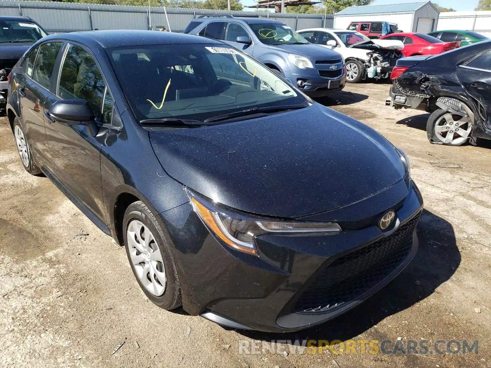 9 Photograph of a damaged car JTDEPRAE9LJ035215 TOYOTA COROLLA 2020