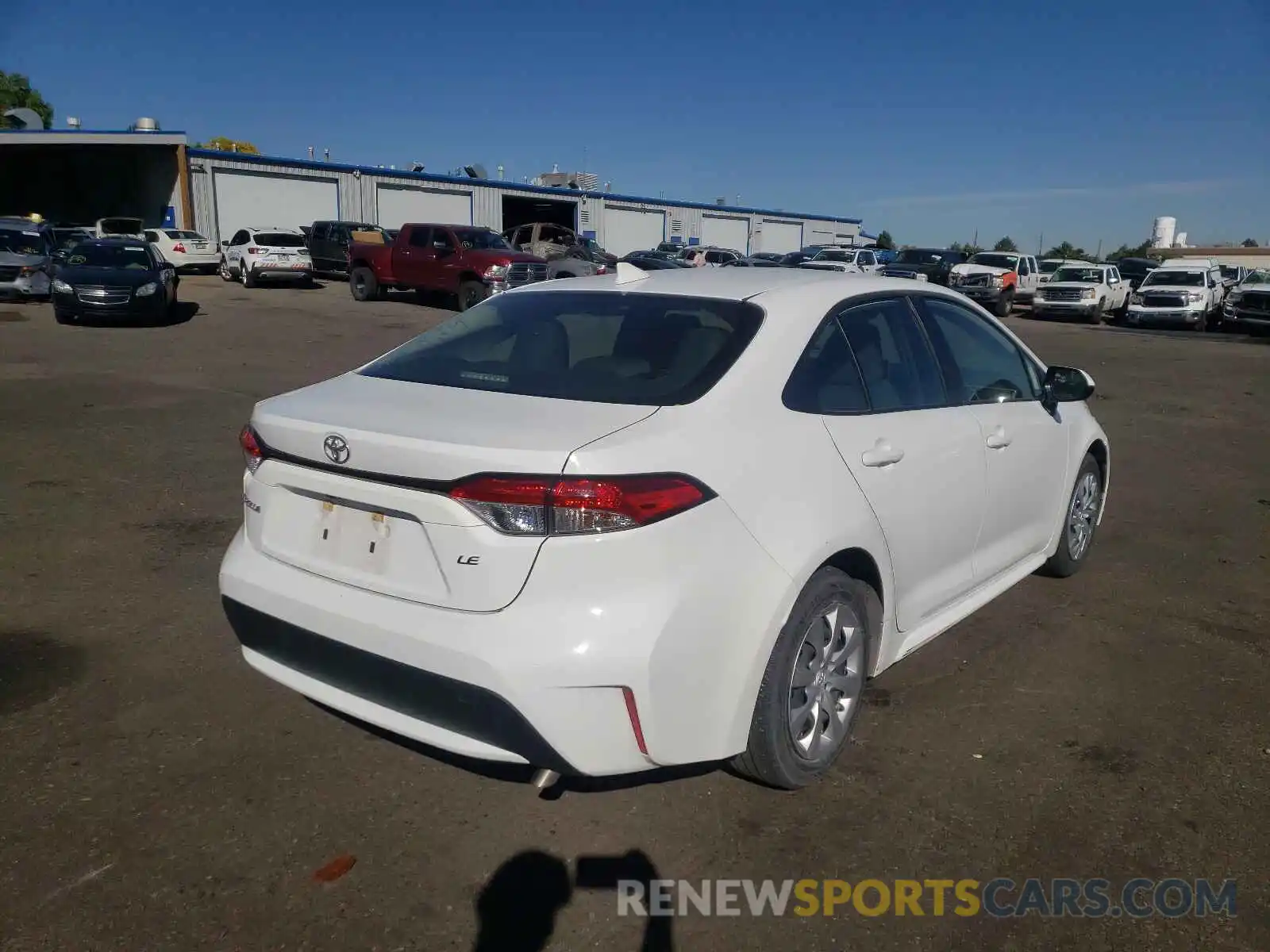 4 Photograph of a damaged car JTDEPRAE9LJ035358 TOYOTA COROLLA 2020