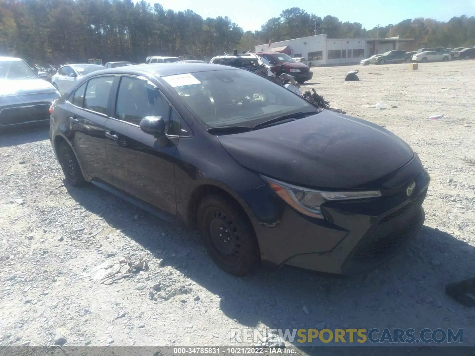 1 Photograph of a damaged car JTDEPRAE9LJ035635 TOYOTA COROLLA 2020