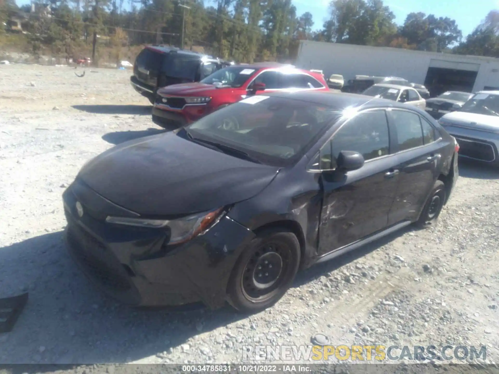 2 Photograph of a damaged car JTDEPRAE9LJ035635 TOYOTA COROLLA 2020