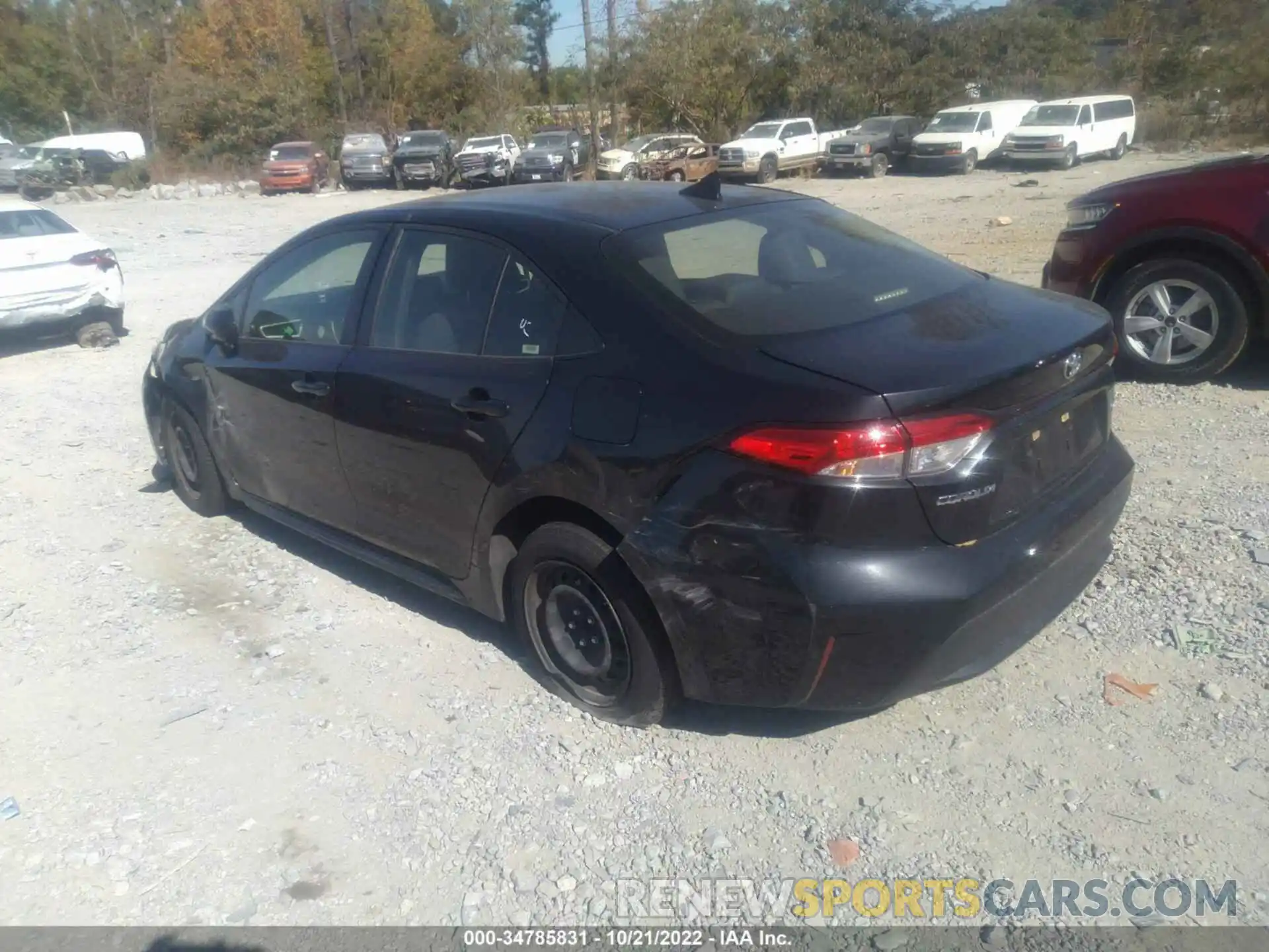 3 Photograph of a damaged car JTDEPRAE9LJ035635 TOYOTA COROLLA 2020