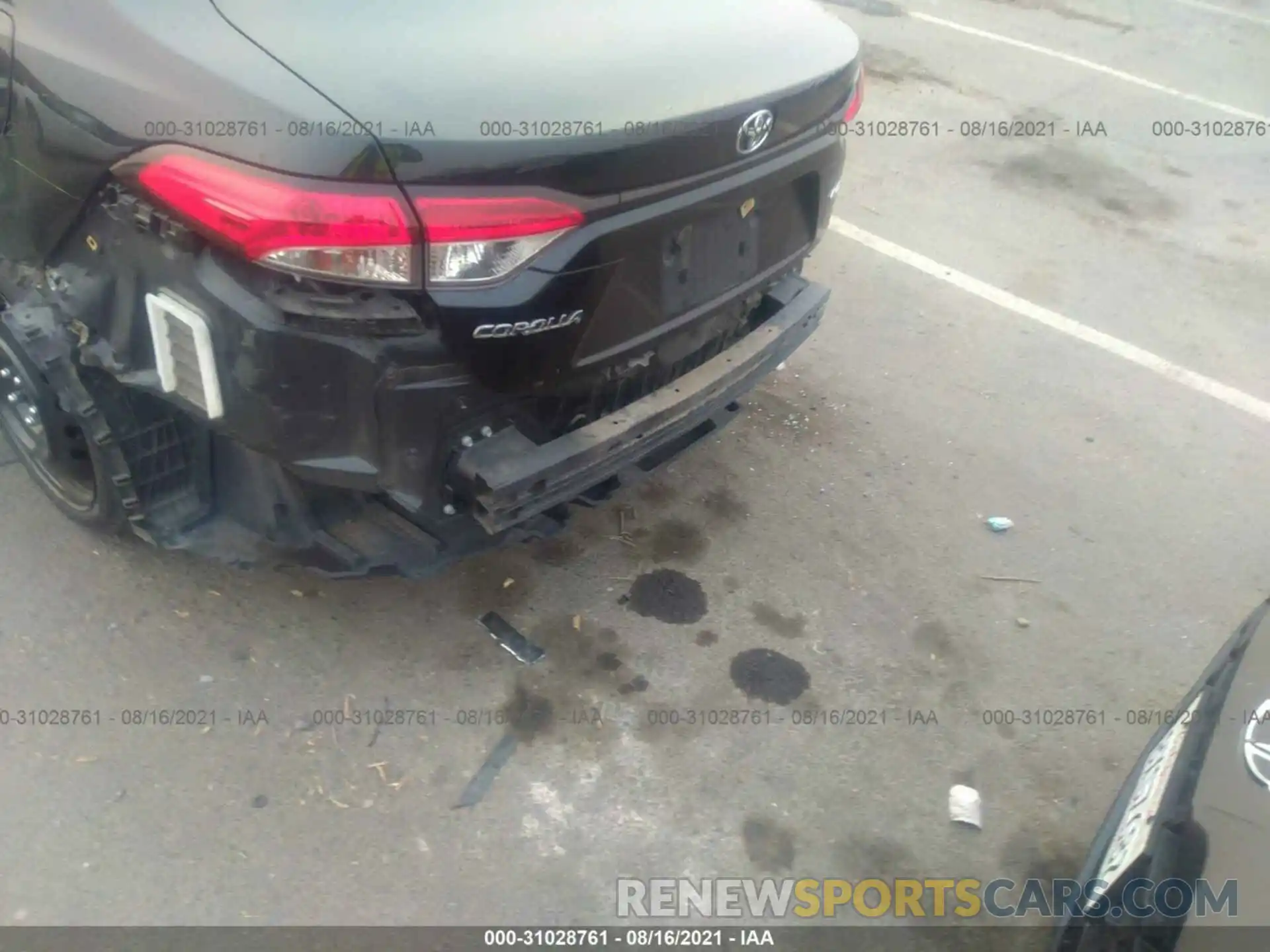 6 Photograph of a damaged car JTDEPRAE9LJ035750 TOYOTA COROLLA 2020