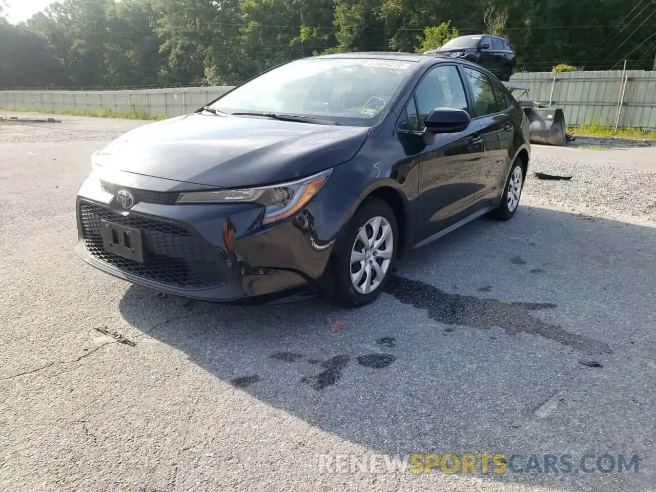 2 Photograph of a damaged car JTDEPRAE9LJ035800 TOYOTA COROLLA 2020