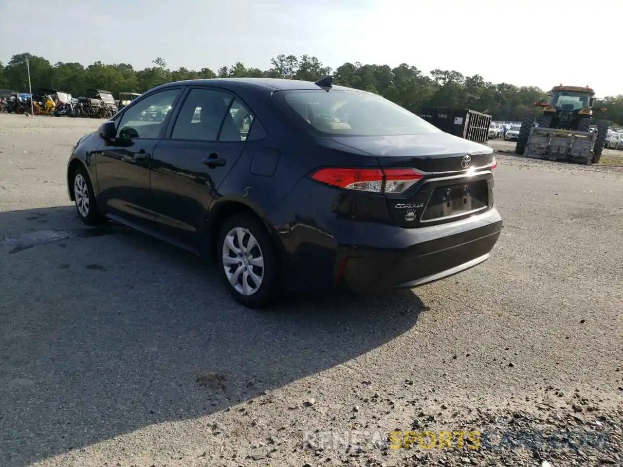 3 Photograph of a damaged car JTDEPRAE9LJ035800 TOYOTA COROLLA 2020