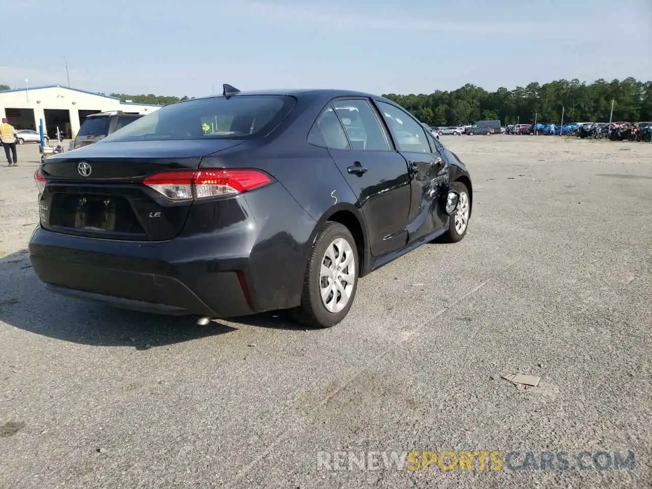 4 Photograph of a damaged car JTDEPRAE9LJ035800 TOYOTA COROLLA 2020