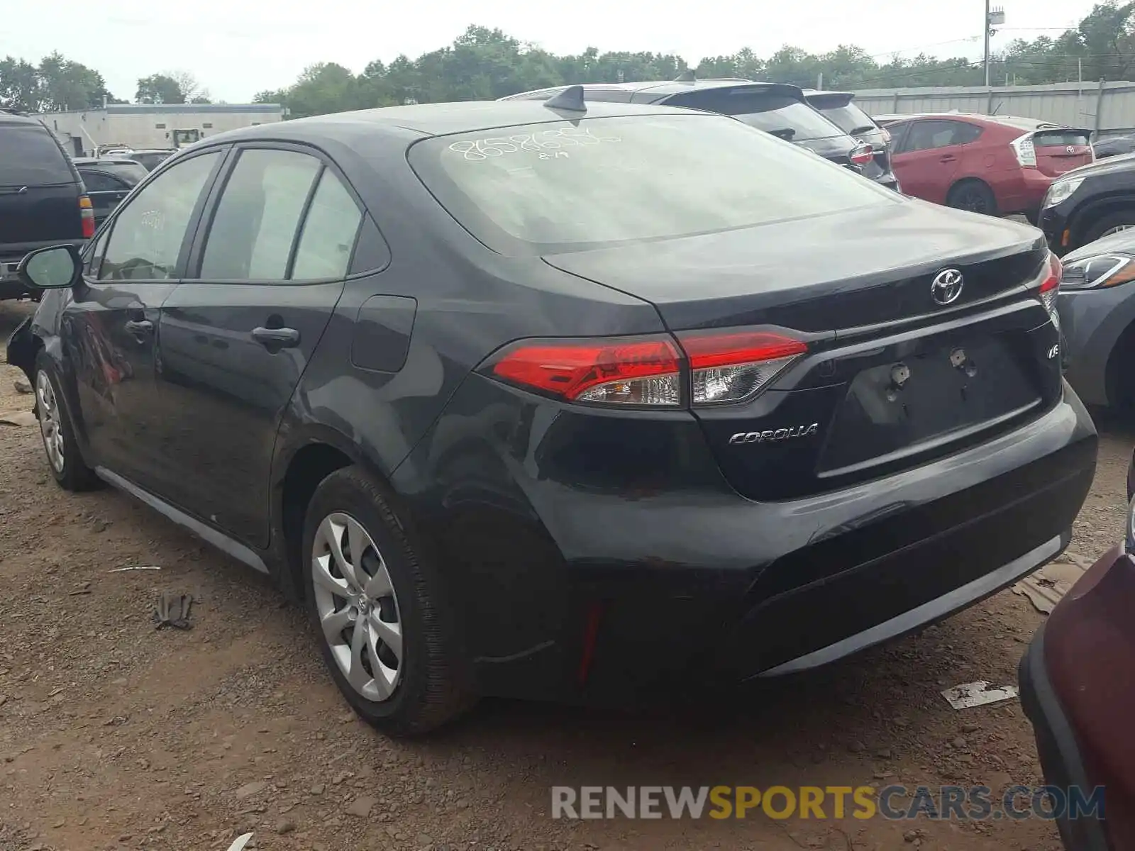 3 Photograph of a damaged car JTDEPRAE9LJ036011 TOYOTA COROLLA 2020