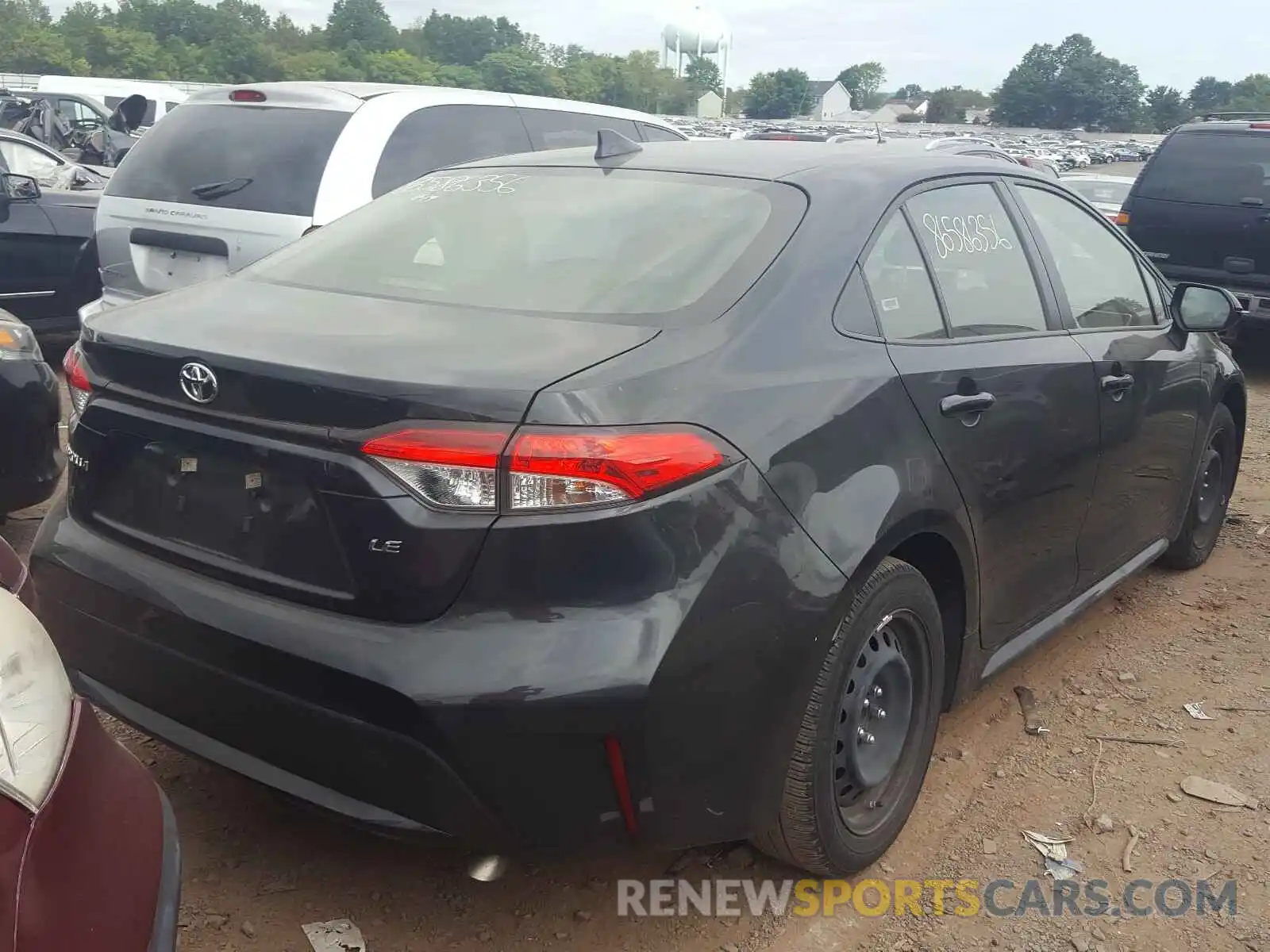 4 Photograph of a damaged car JTDEPRAE9LJ036011 TOYOTA COROLLA 2020