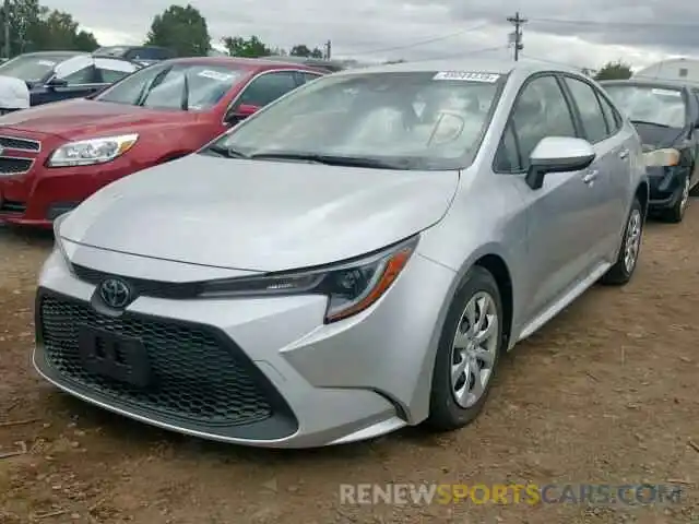 2 Photograph of a damaged car JTDEPRAE9LJ036459 TOYOTA COROLLA 2020