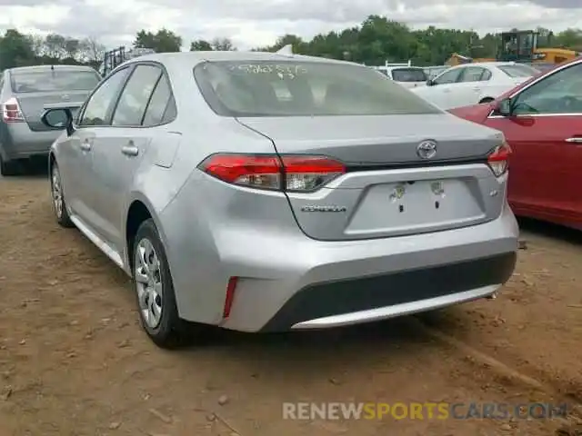 3 Photograph of a damaged car JTDEPRAE9LJ036459 TOYOTA COROLLA 2020