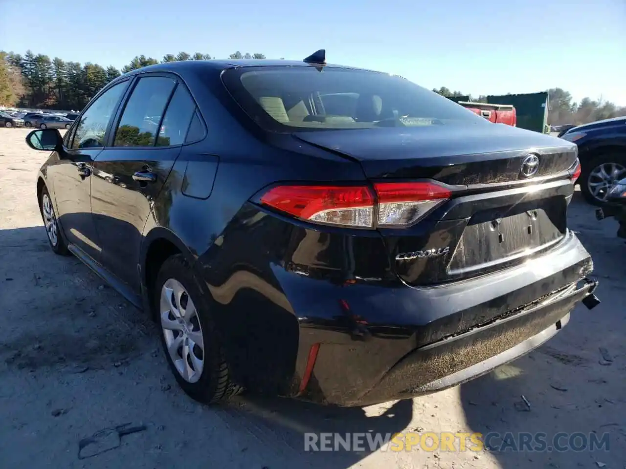 3 Photograph of a damaged car JTDEPRAE9LJ036798 TOYOTA COROLLA 2020