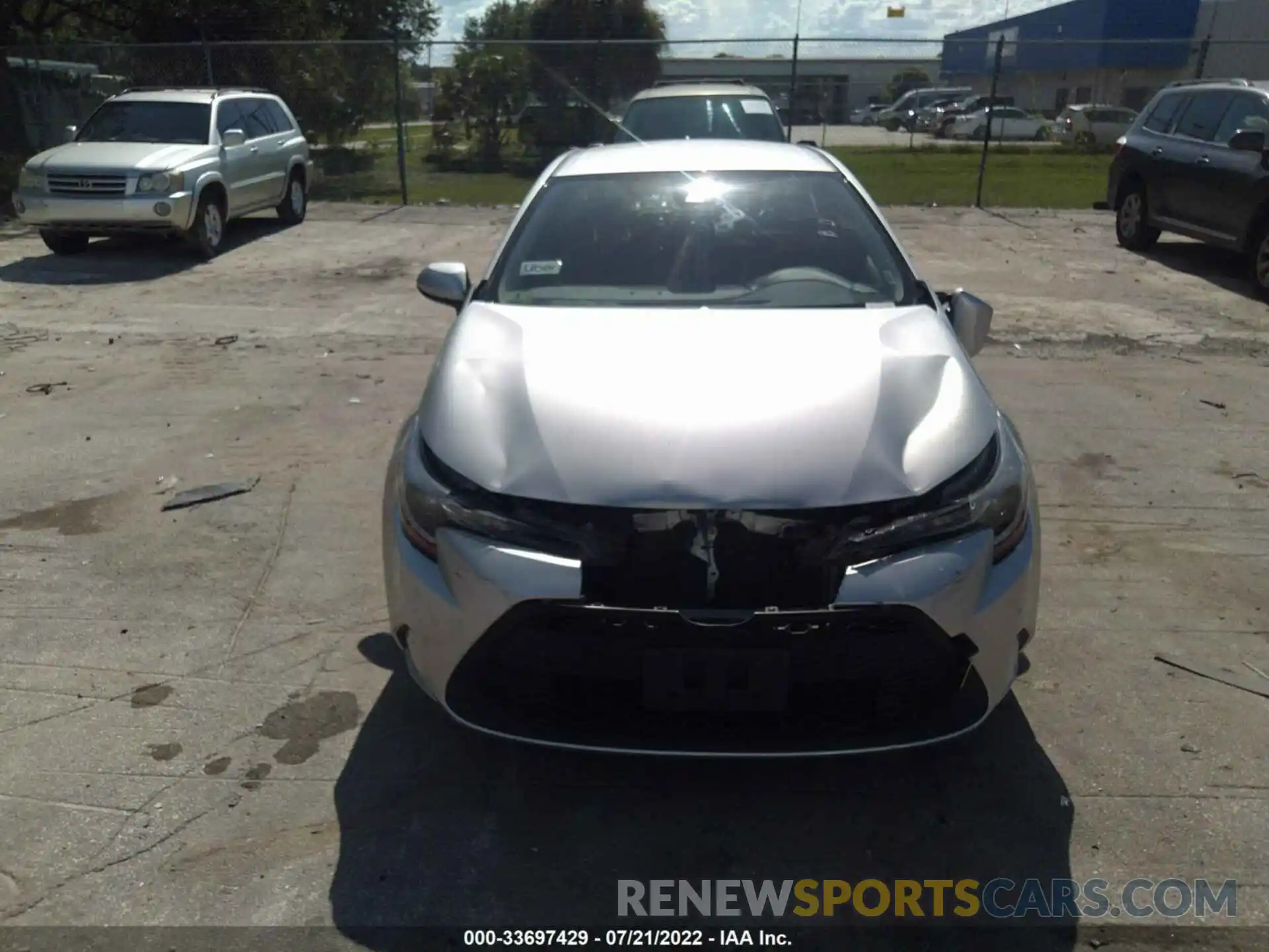 6 Photograph of a damaged car JTDEPRAE9LJ036915 TOYOTA COROLLA 2020