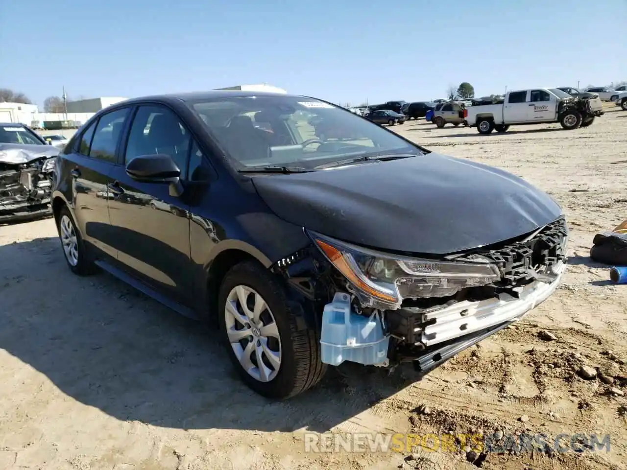 1 Photograph of a damaged car JTDEPRAE9LJ037935 TOYOTA COROLLA 2020