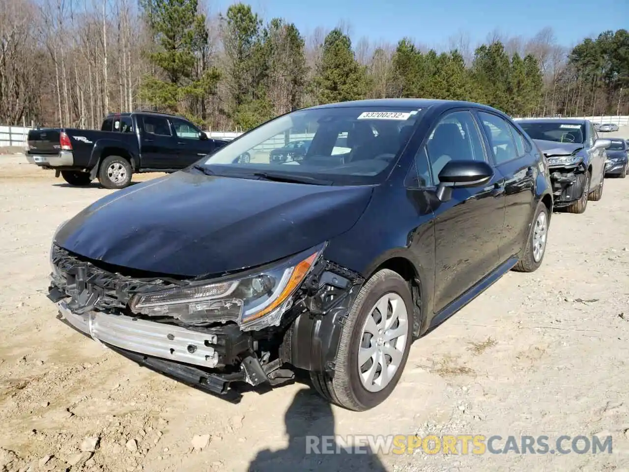 2 Photograph of a damaged car JTDEPRAE9LJ037935 TOYOTA COROLLA 2020