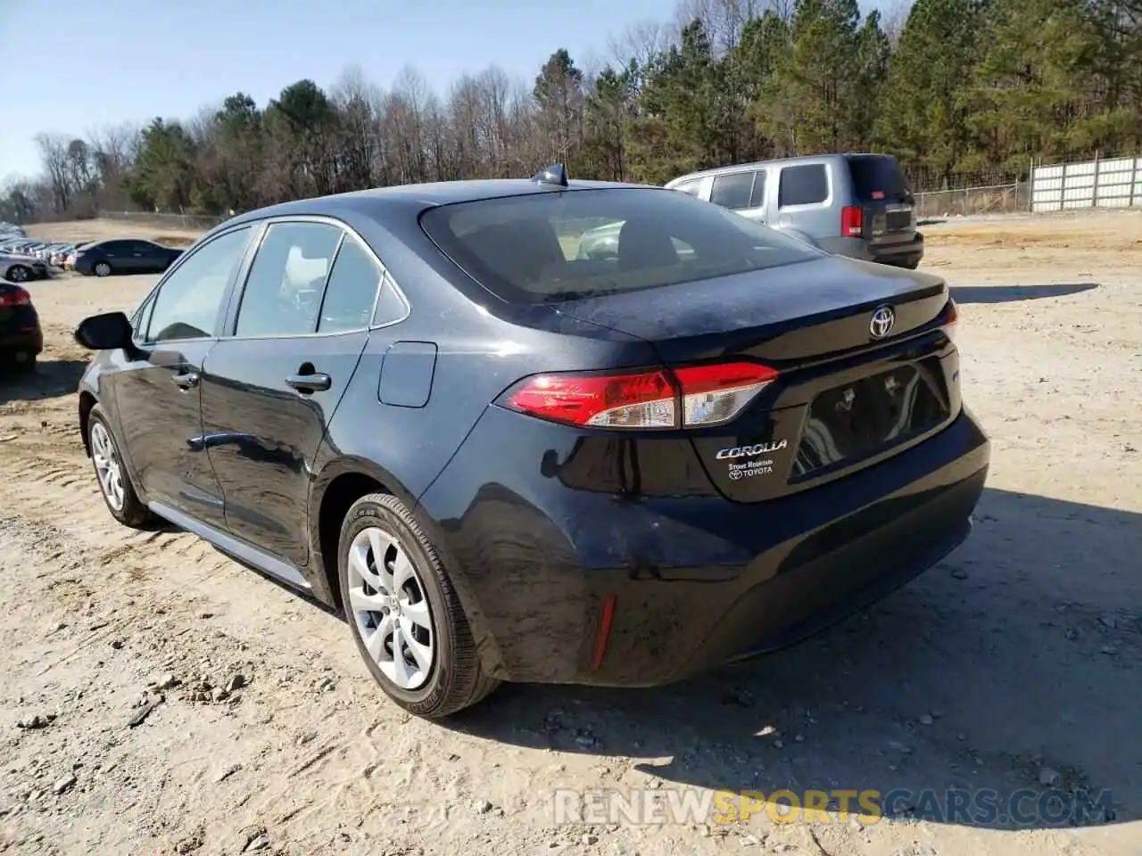 3 Photograph of a damaged car JTDEPRAE9LJ037935 TOYOTA COROLLA 2020