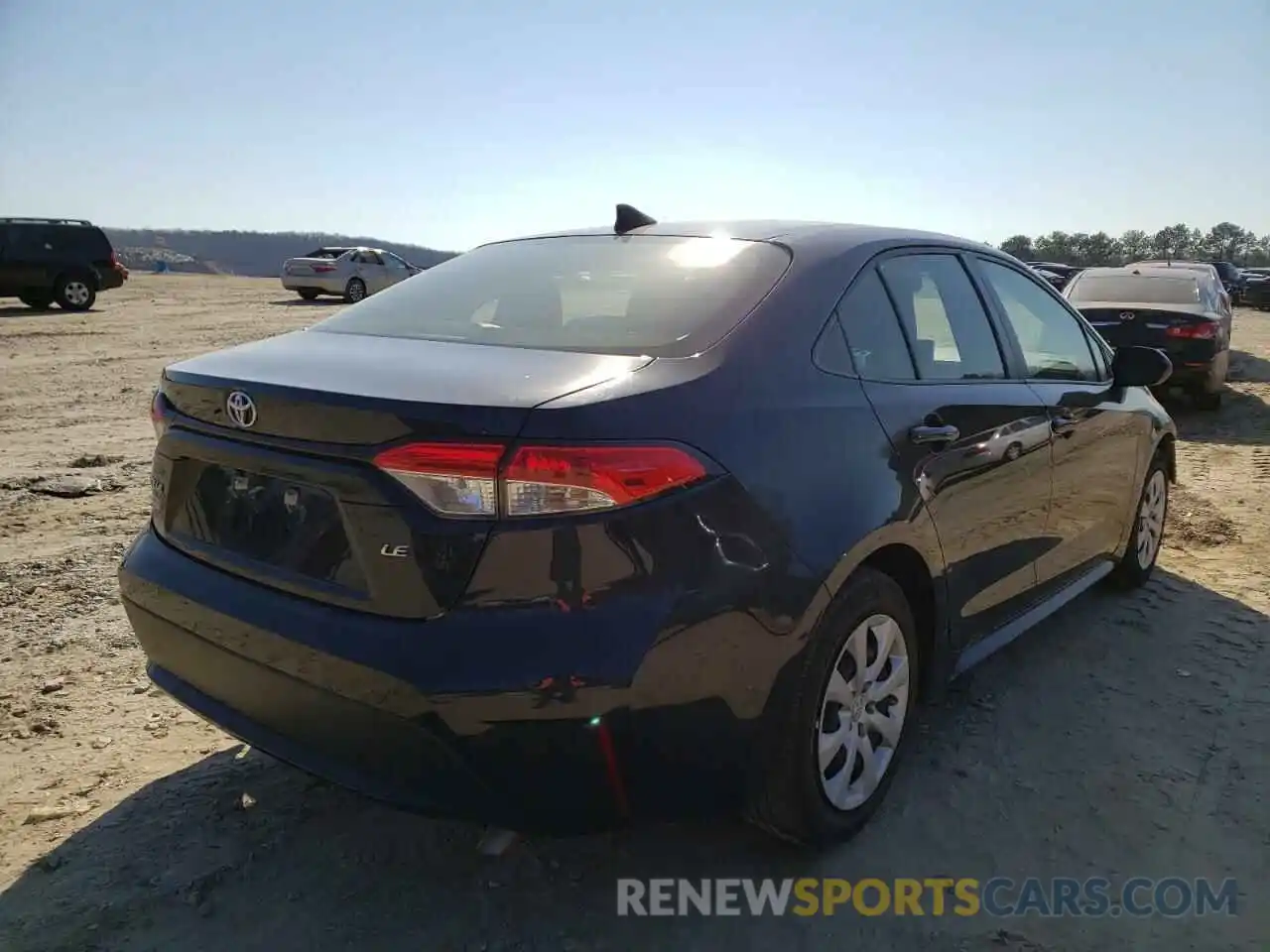 4 Photograph of a damaged car JTDEPRAE9LJ037935 TOYOTA COROLLA 2020