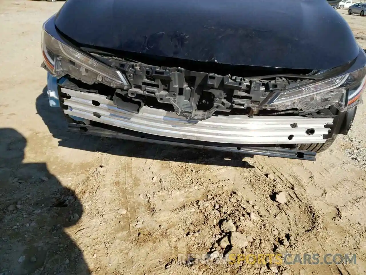 9 Photograph of a damaged car JTDEPRAE9LJ037935 TOYOTA COROLLA 2020