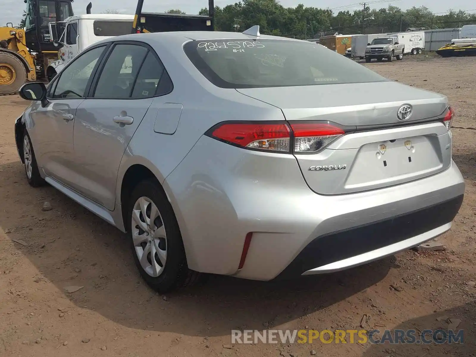 3 Photograph of a damaged car JTDEPRAE9LJ038177 TOYOTA COROLLA 2020