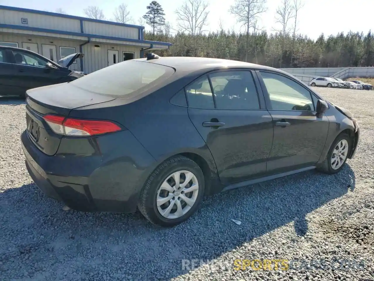 3 Photograph of a damaged car JTDEPRAE9LJ038406 TOYOTA COROLLA 2020