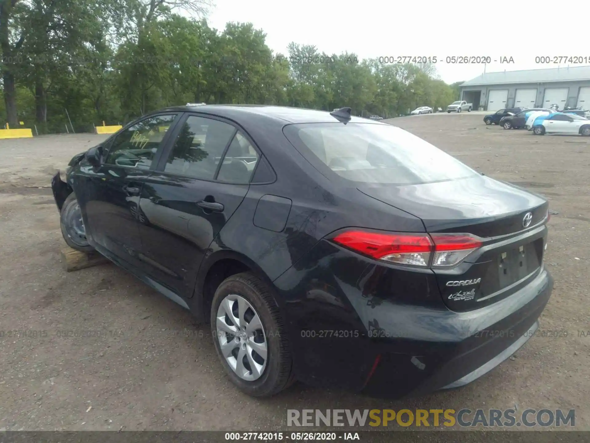 3 Photograph of a damaged car JTDEPRAE9LJ038552 TOYOTA COROLLA 2020