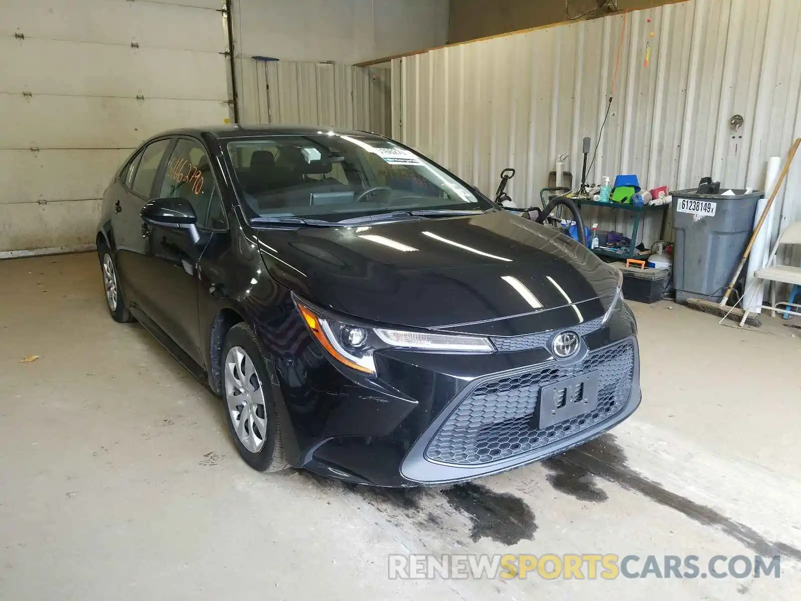 1 Photograph of a damaged car JTDEPRAE9LJ038731 TOYOTA COROLLA 2020