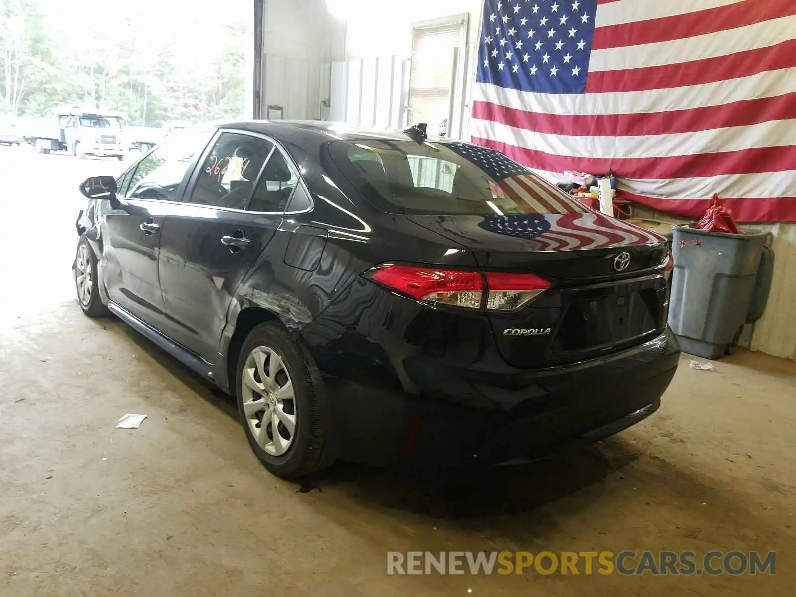 3 Photograph of a damaged car JTDEPRAE9LJ038731 TOYOTA COROLLA 2020