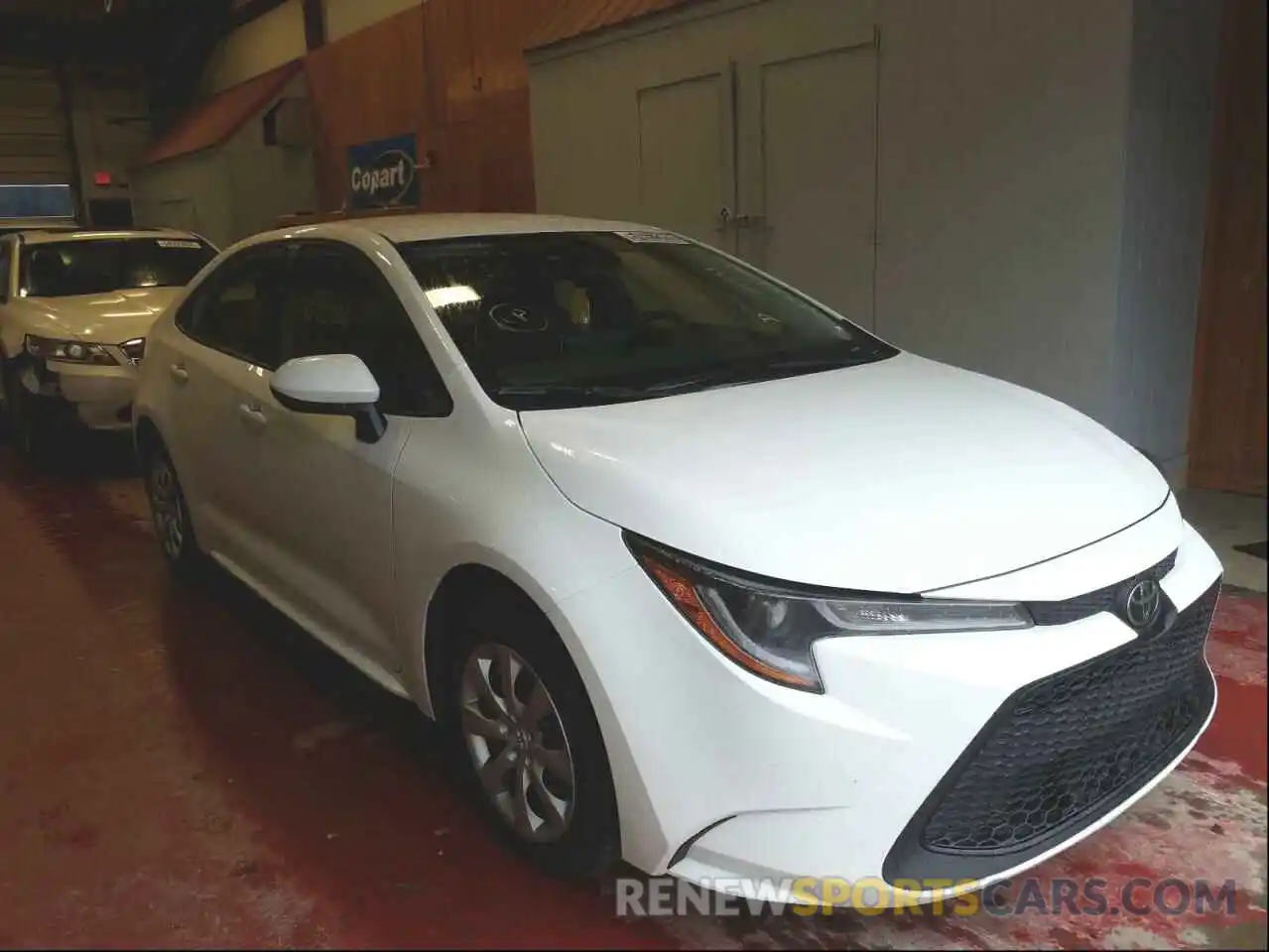 1 Photograph of a damaged car JTDEPRAE9LJ038793 TOYOTA COROLLA 2020