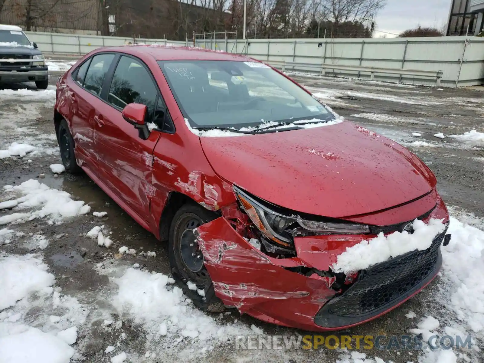 1 Photograph of a damaged car JTDEPRAE9LJ038809 TOYOTA COROLLA 2020