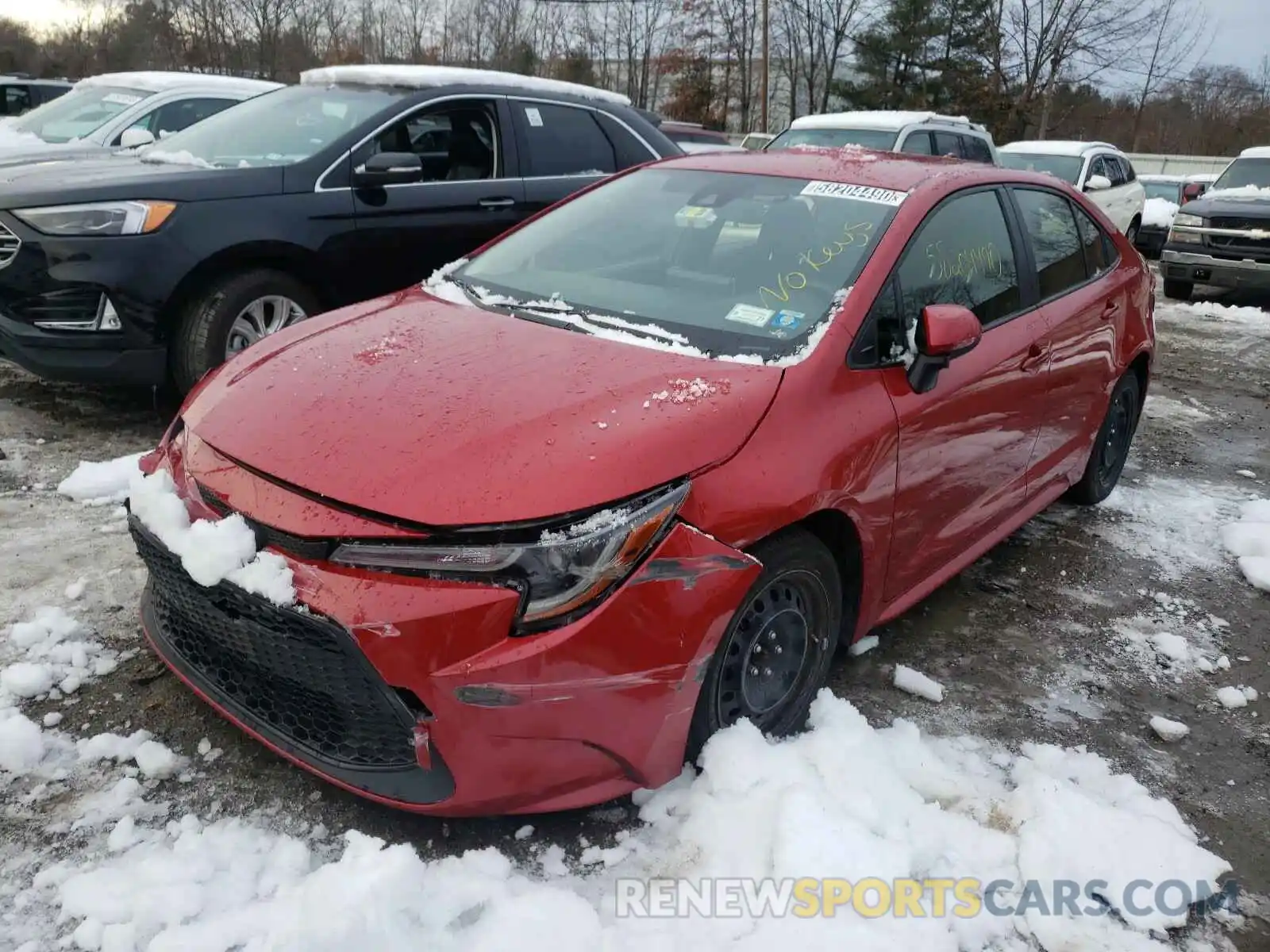 2 Photograph of a damaged car JTDEPRAE9LJ038809 TOYOTA COROLLA 2020