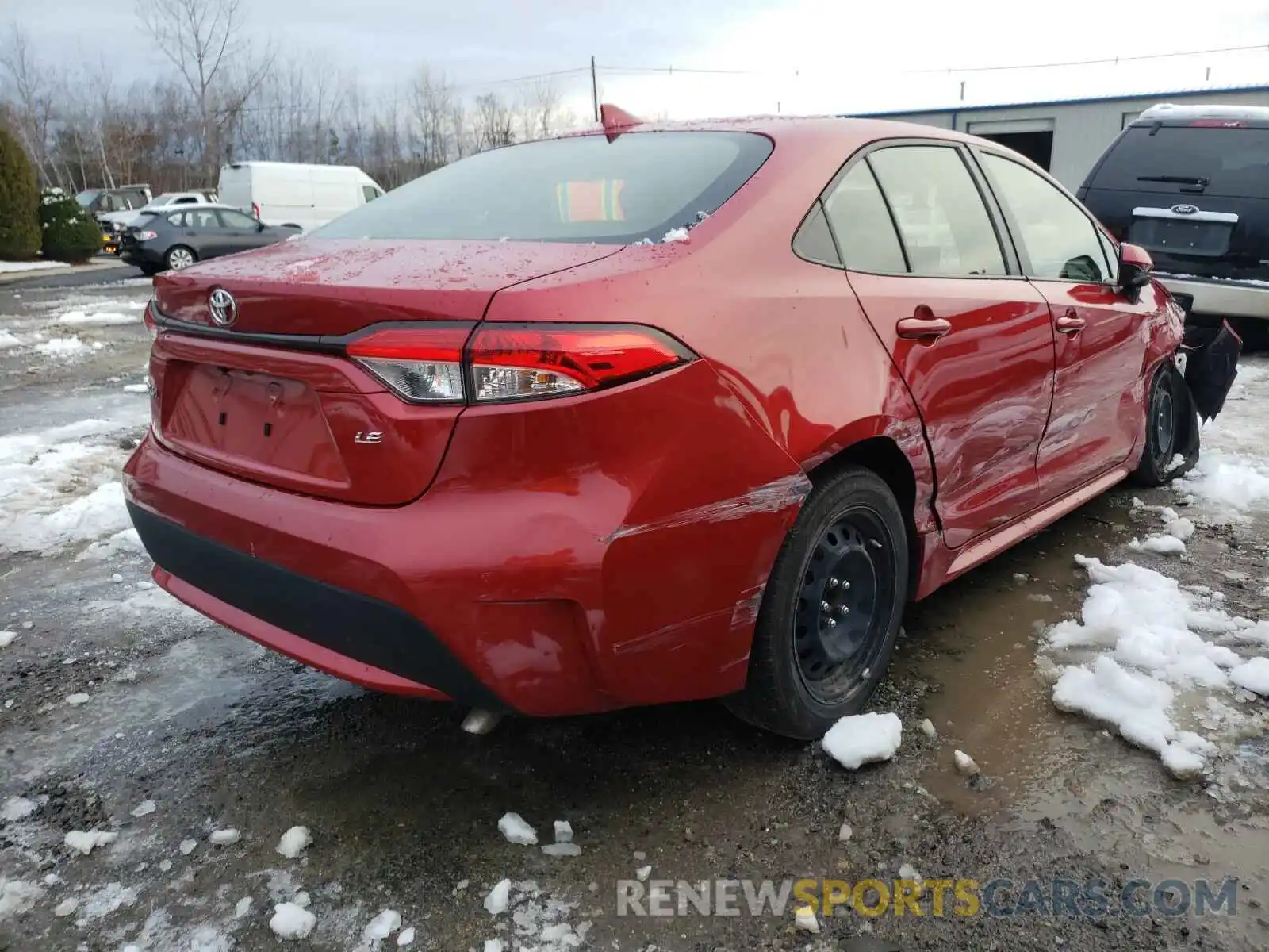 4 Photograph of a damaged car JTDEPRAE9LJ038809 TOYOTA COROLLA 2020