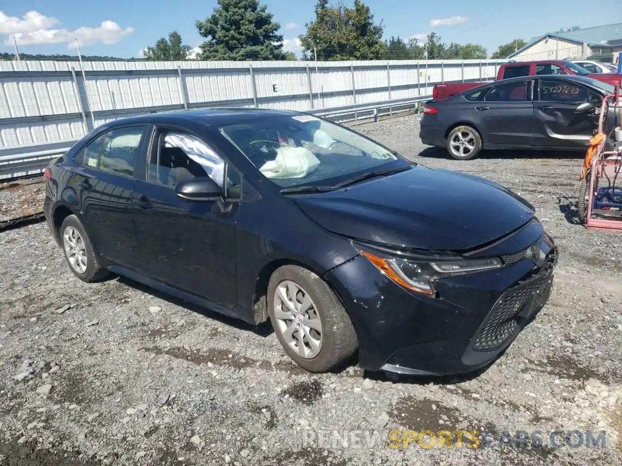 1 Photograph of a damaged car JTDEPRAE9LJ039197 TOYOTA COROLLA 2020