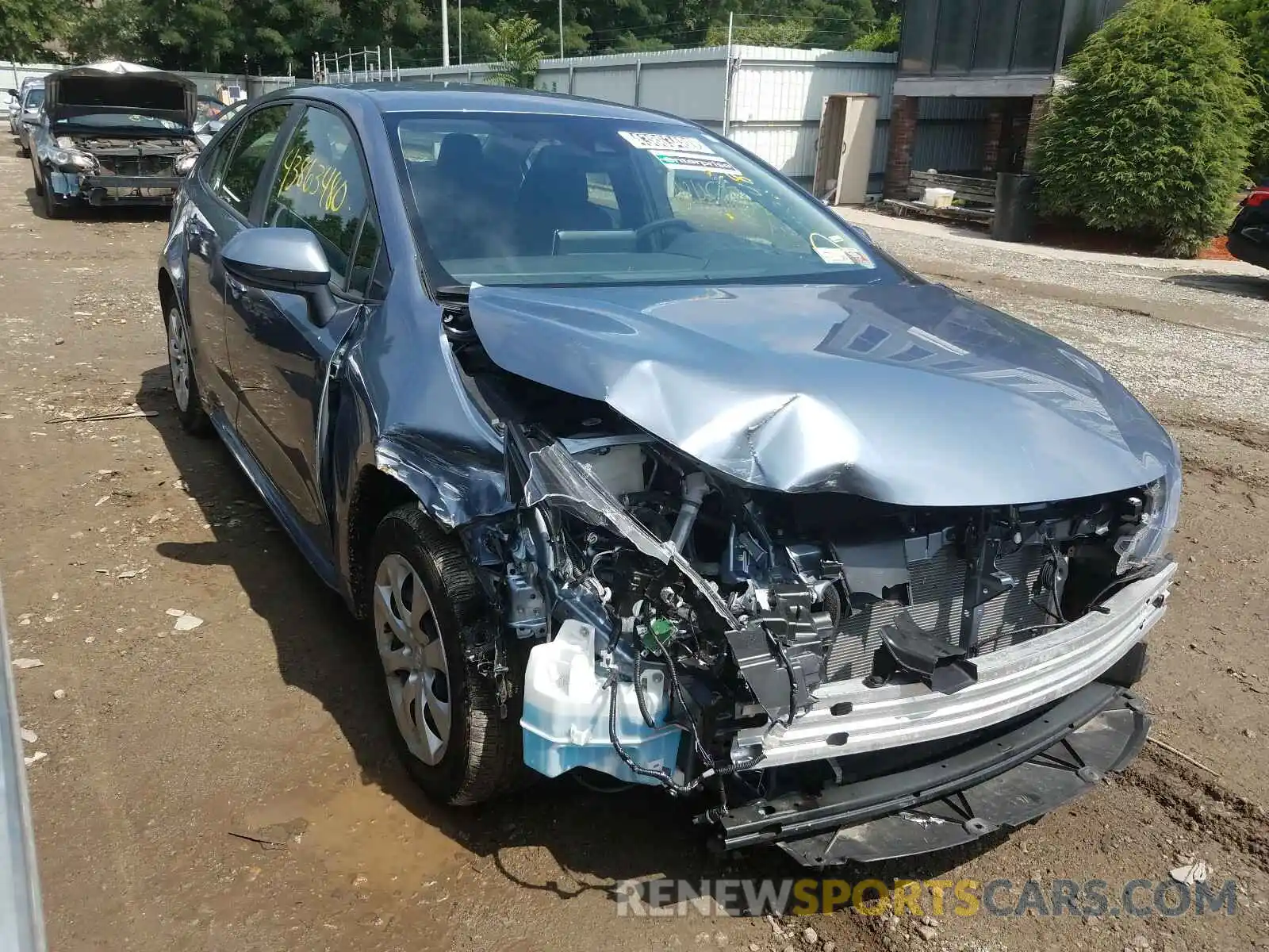 1 Photograph of a damaged car JTDEPRAE9LJ039216 TOYOTA COROLLA 2020