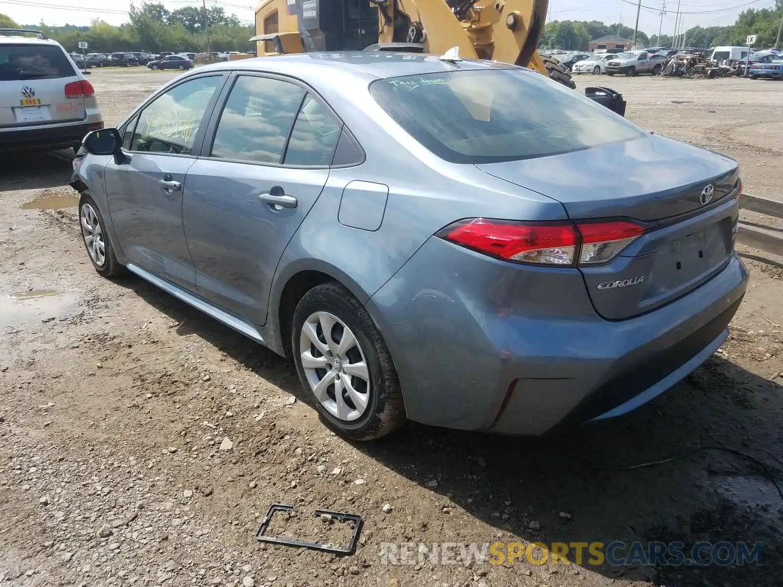 3 Photograph of a damaged car JTDEPRAE9LJ039216 TOYOTA COROLLA 2020